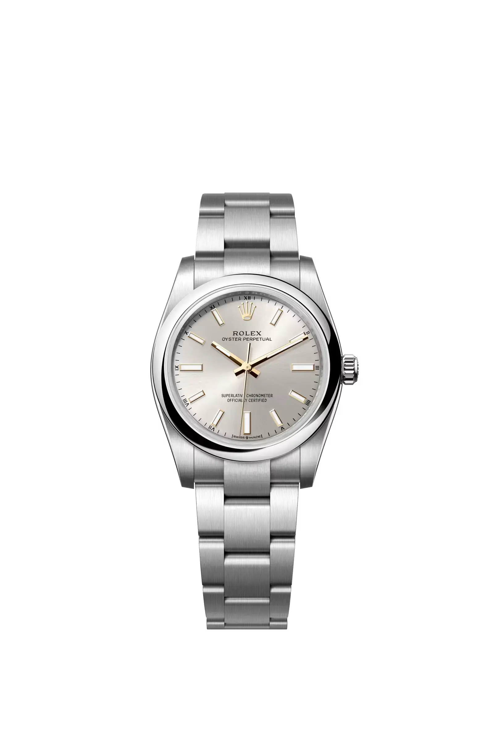 Oyster Perpetual 34  Oyster, 34 mm, Oystersteel  Reference 124200 — main photo