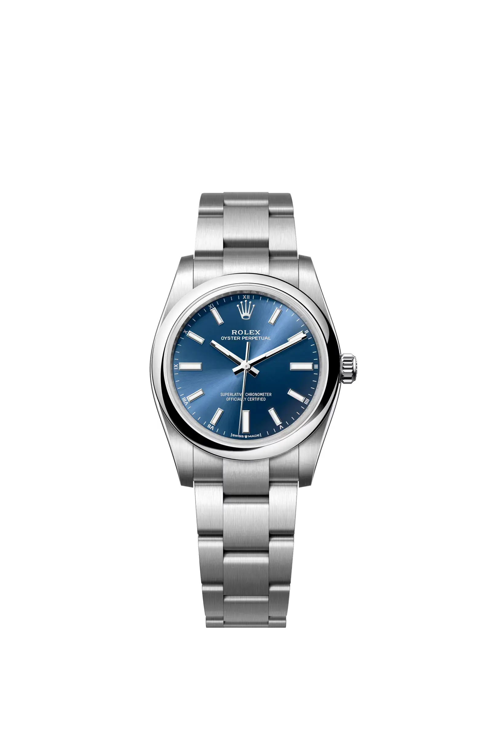 Oyster Perpetual 34  Oyster, 34 mm, Oystersteel  Reference 124200 — main photo
