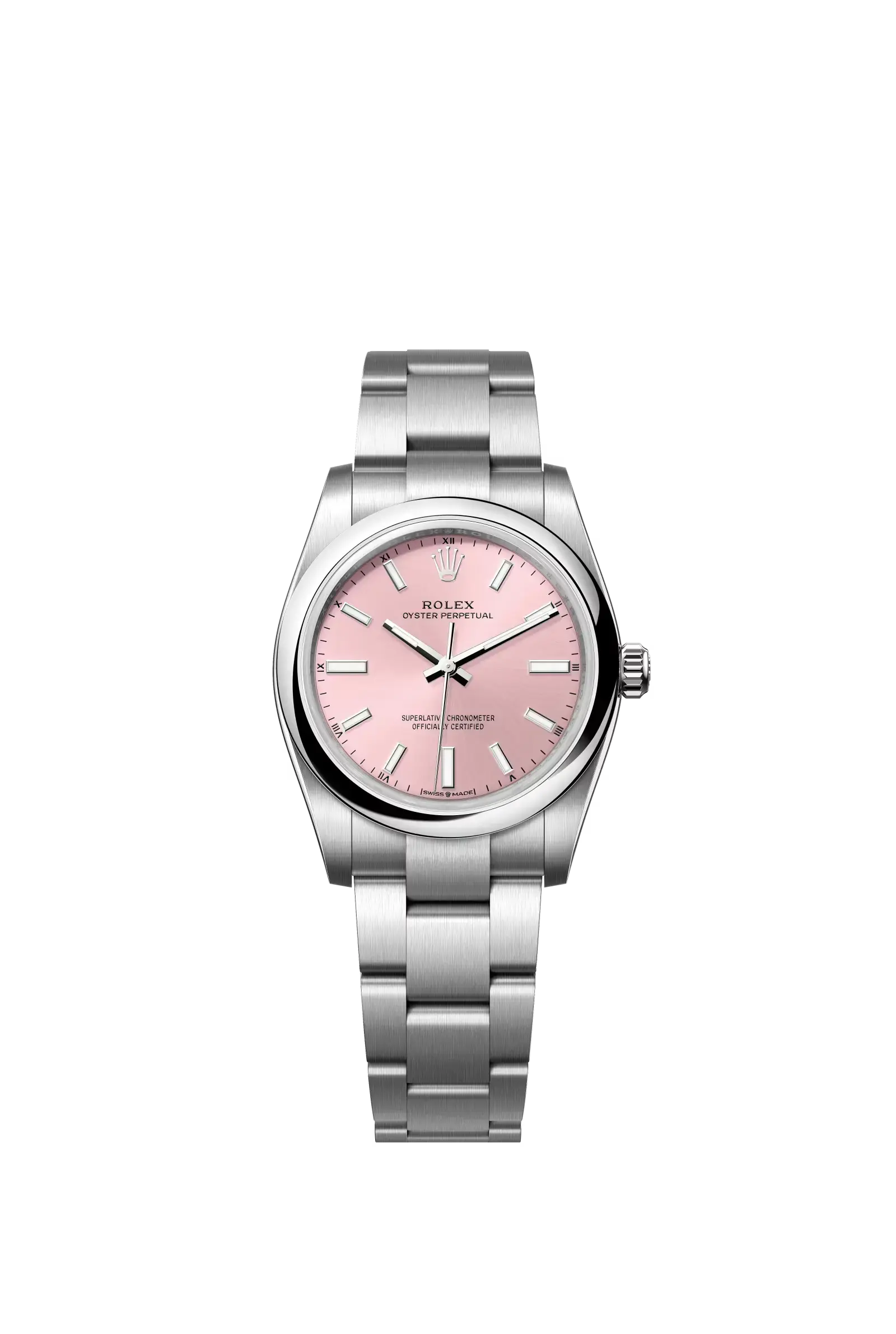 Oyster Perpetual 34  Oyster, 34 mm, Oystersteel  Reference 124200 — main photo