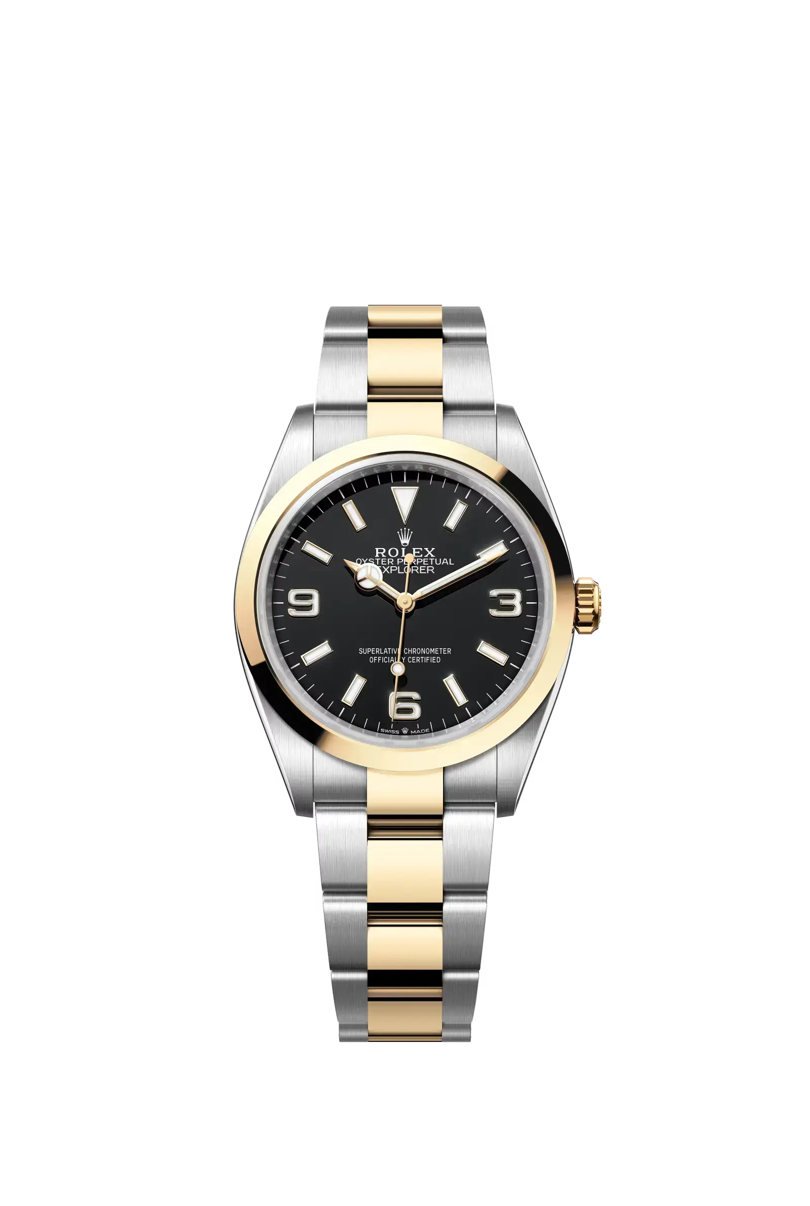 Explorer 36  Oyster, 36 mm, Oystersteel and yellow gold  Reference 124273 — main photo