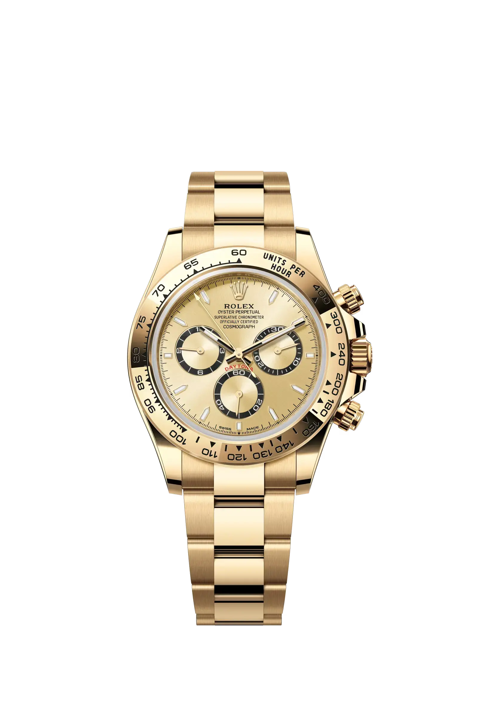 Cosmograph Daytona  Oyster, 40 mm, yellow gold  Reference 126508