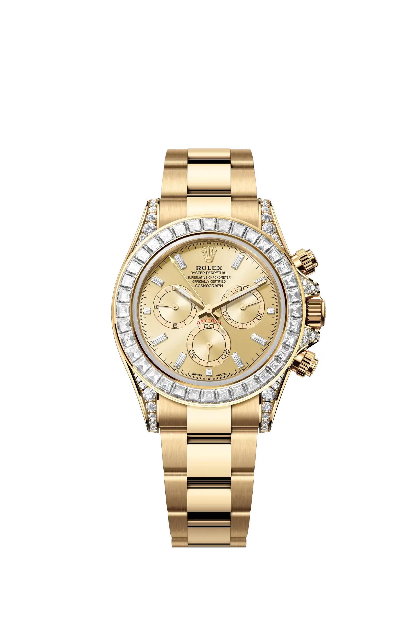 Cosmograph Daytona  Oyster, 40 mm, yellow gold and diamonds  Reference 126598TBR — main photo