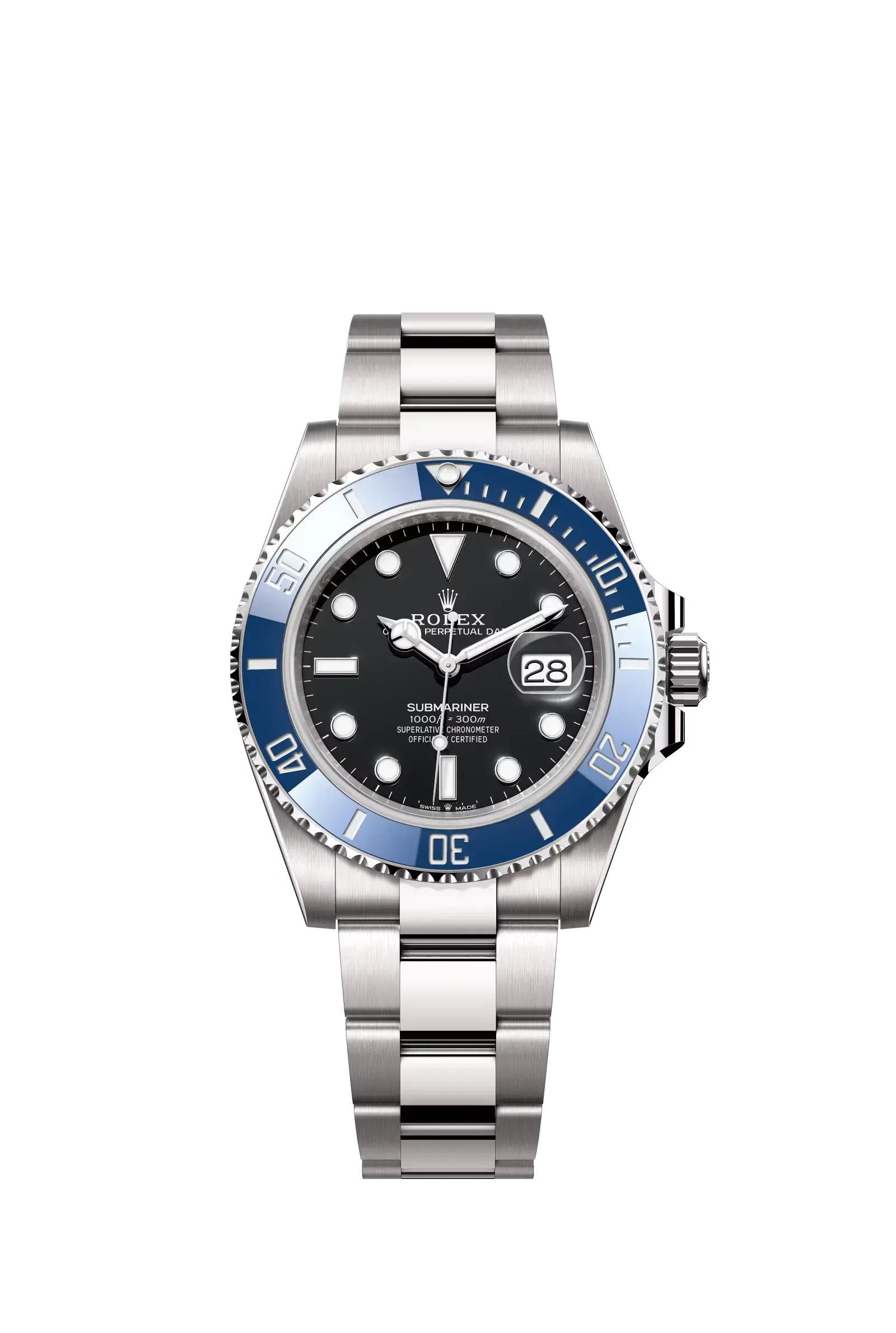 Submariner Date  Oyster, 41 mm, white gold  Reference 126619LB — main photo