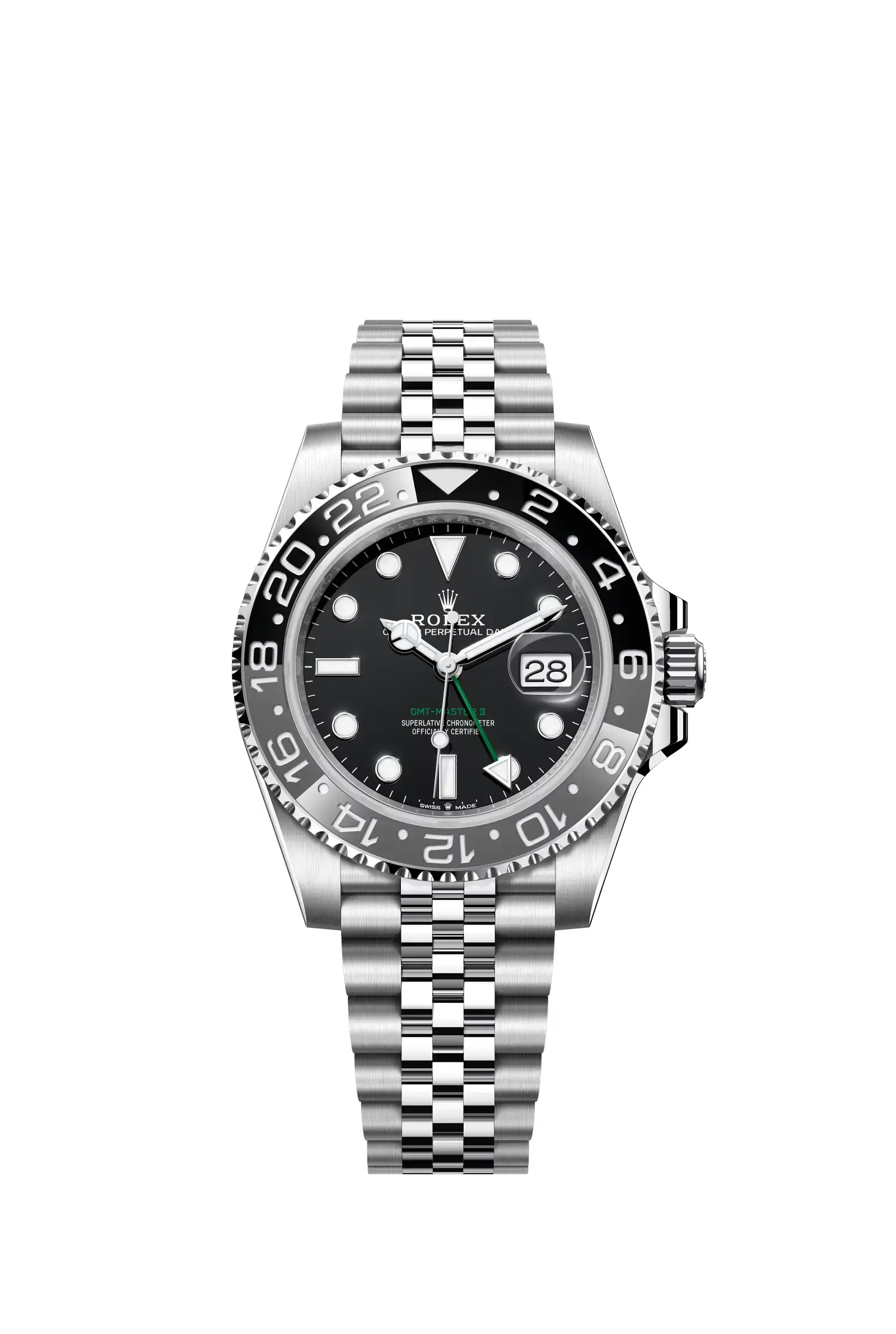 GMT-Master II  Oyster, 40 mm, Oystersteel  Reference 126710GRNR — main photo