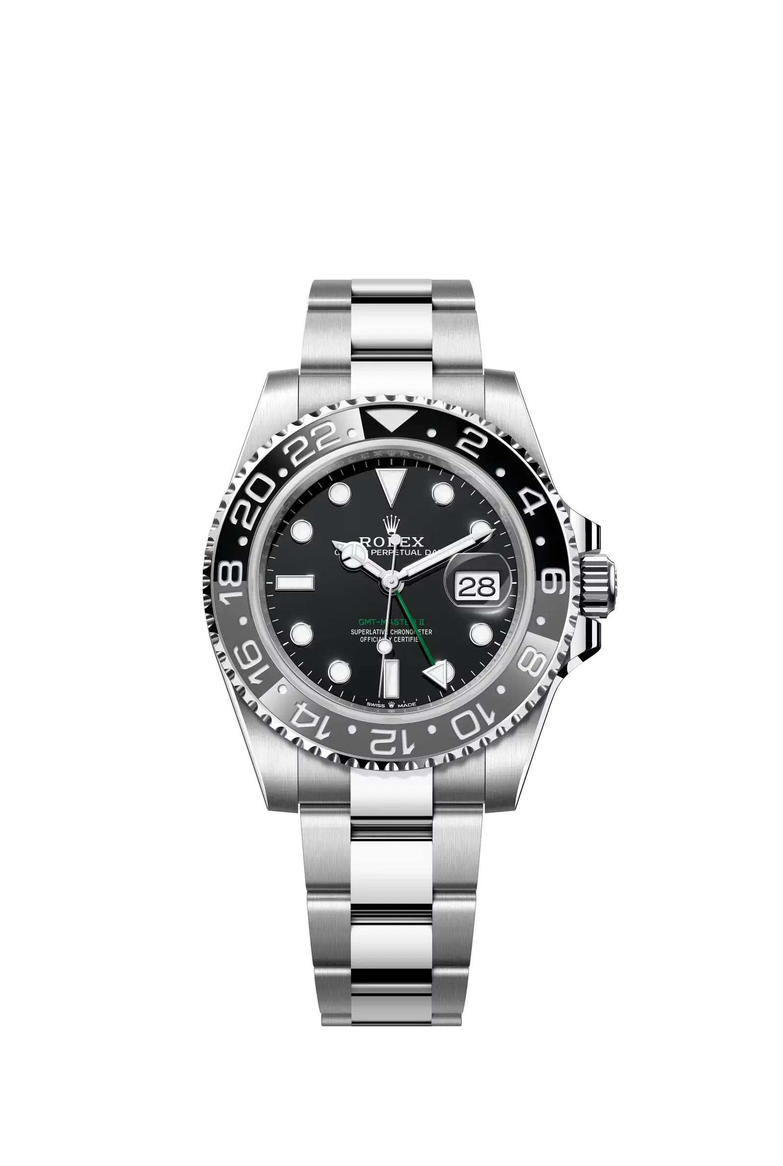 GMT-Master II  Oyster, 40 mm, Oystersteel  Reference 126710GRNR — main photo