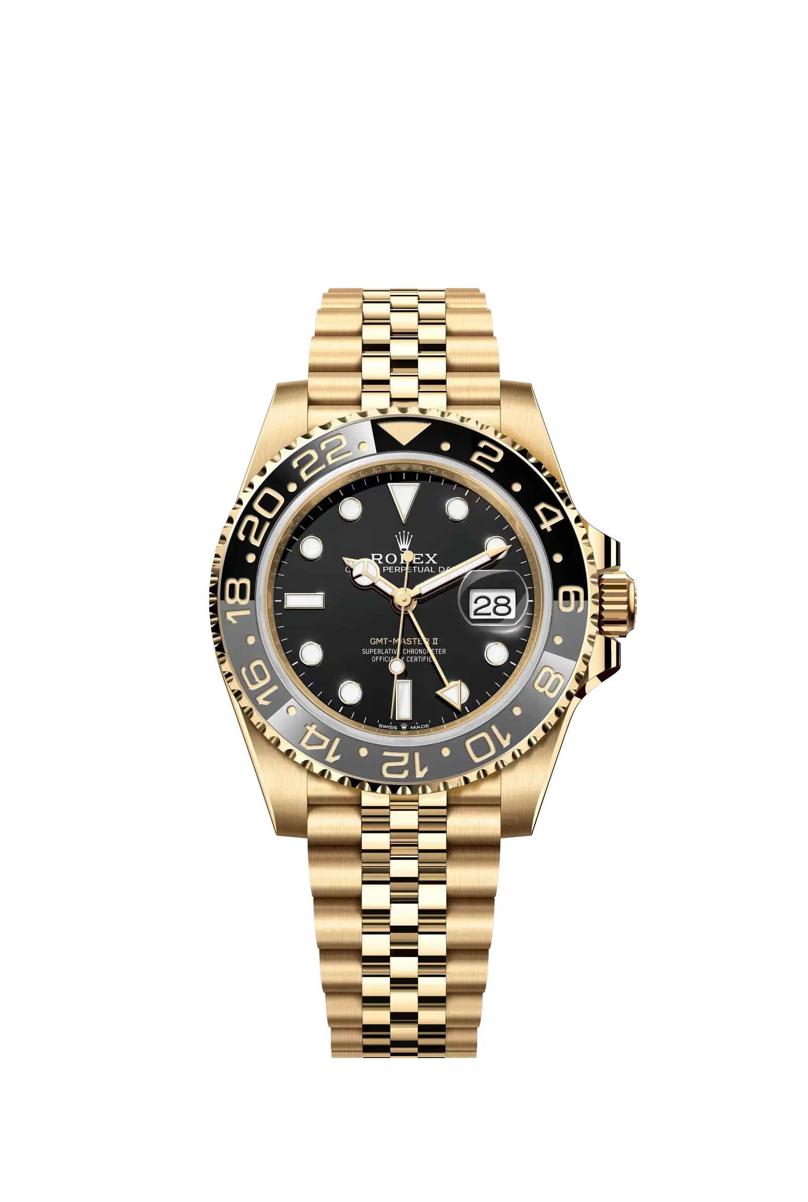 GMT-Master II  Oyster, 40 mm, yellow gold  Reference 126718GRNR — main photo