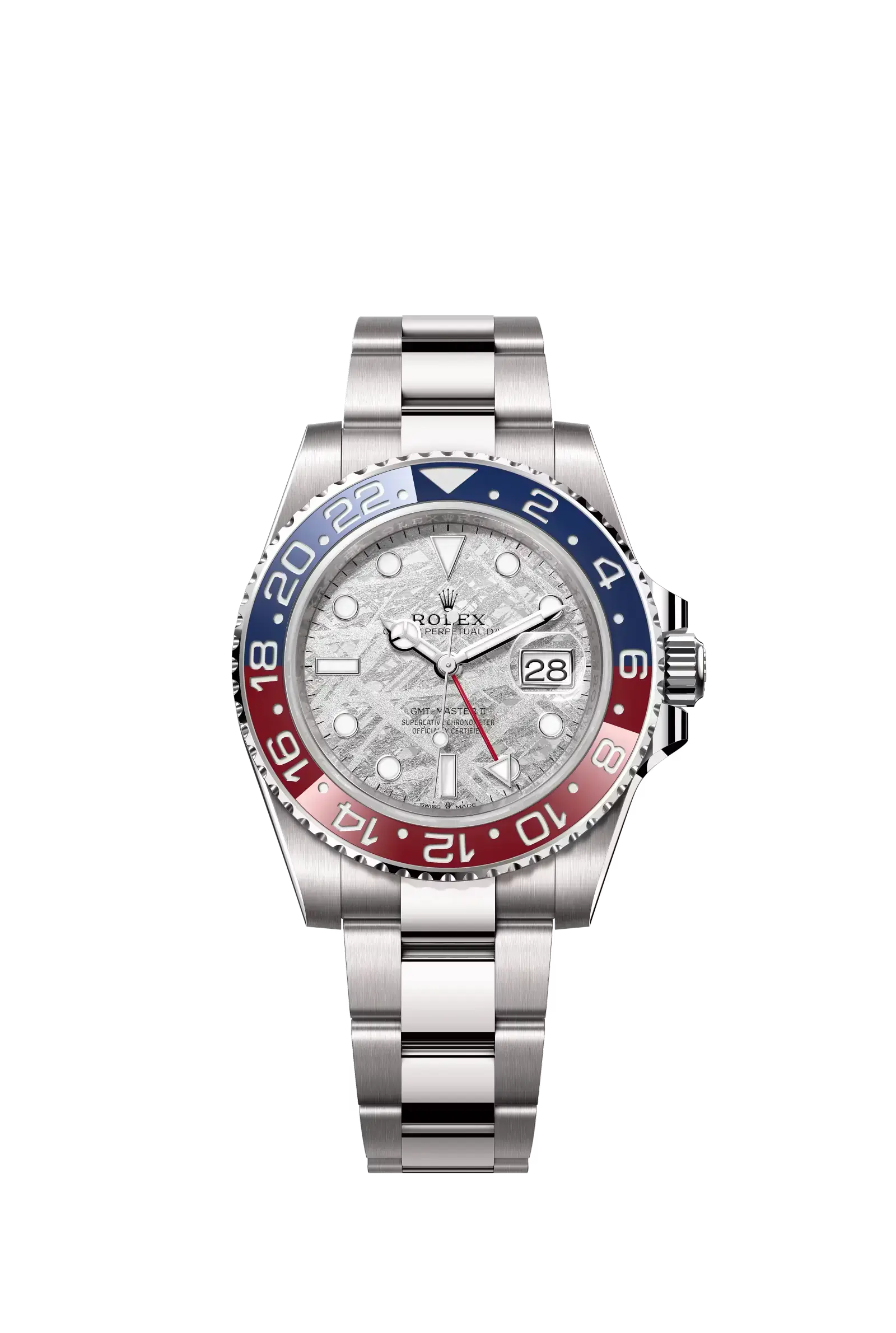 GMT-Master II  Oyster, 40 mm, white gold  Reference 126719BLRO — main photo