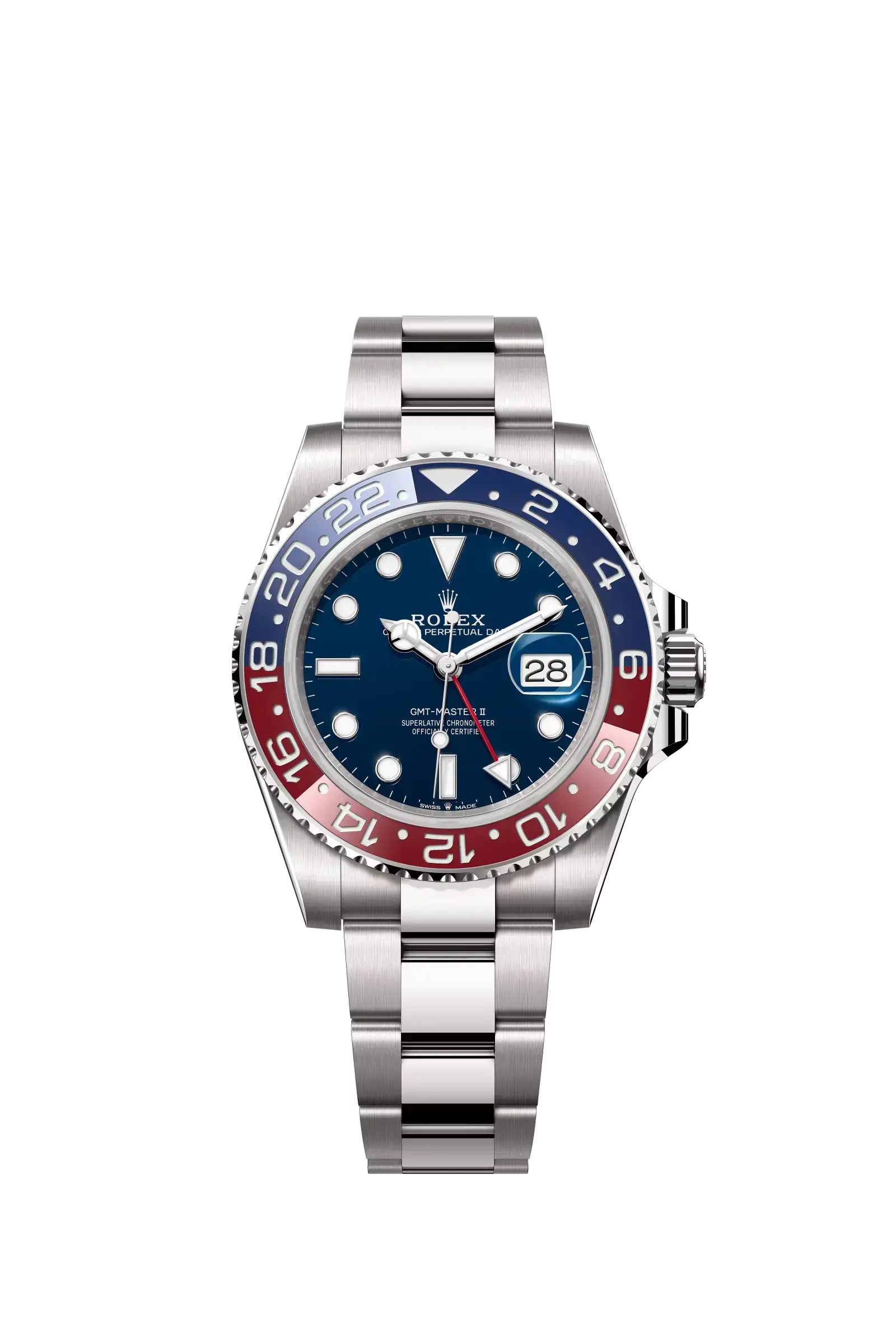 GMT-Master II  Oyster, 40 mm, white gold  Reference 126719BLRO — main photo