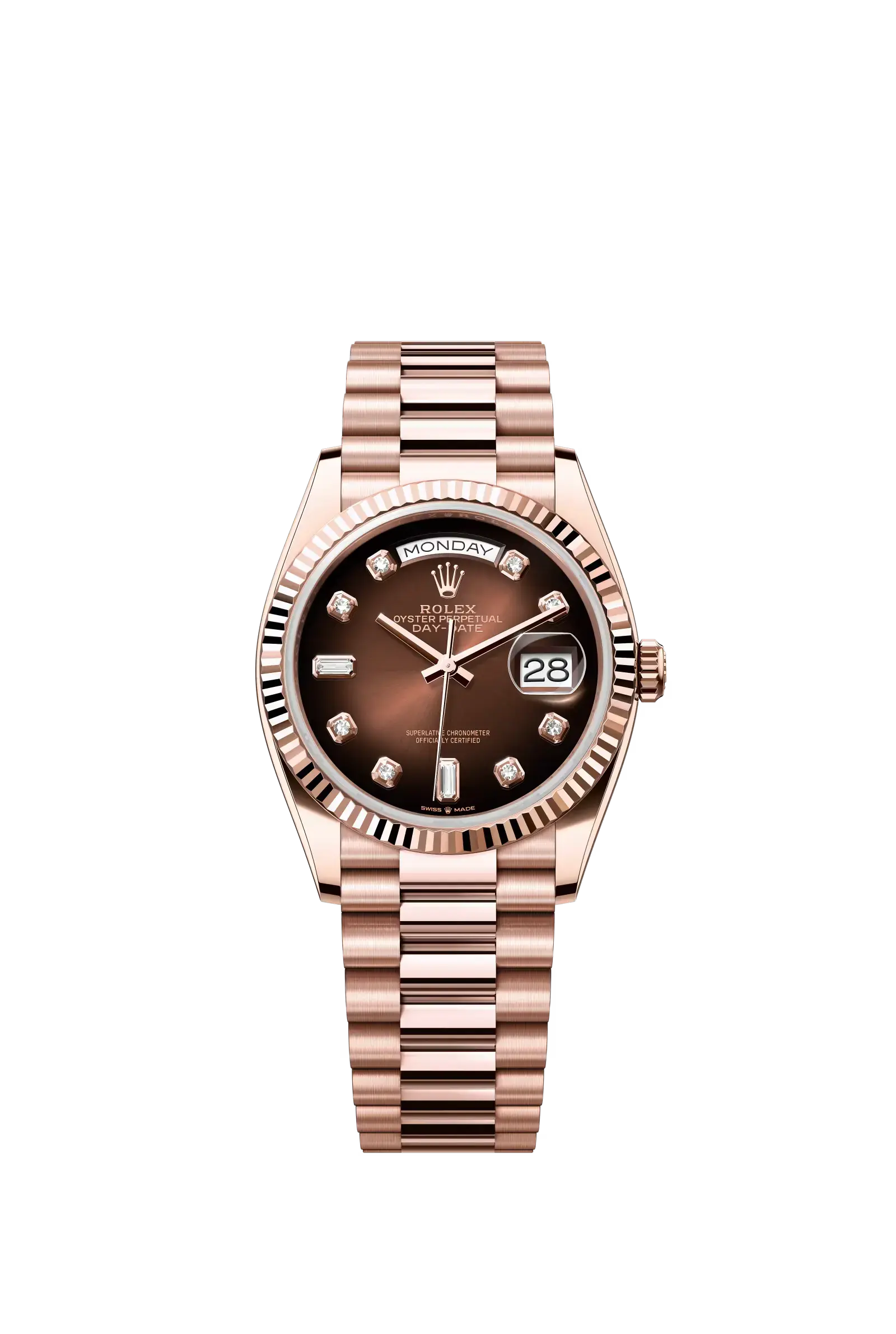 Day-Date 36  Oyster, 36 mm, Everose gold  Reference 128235 — main photo