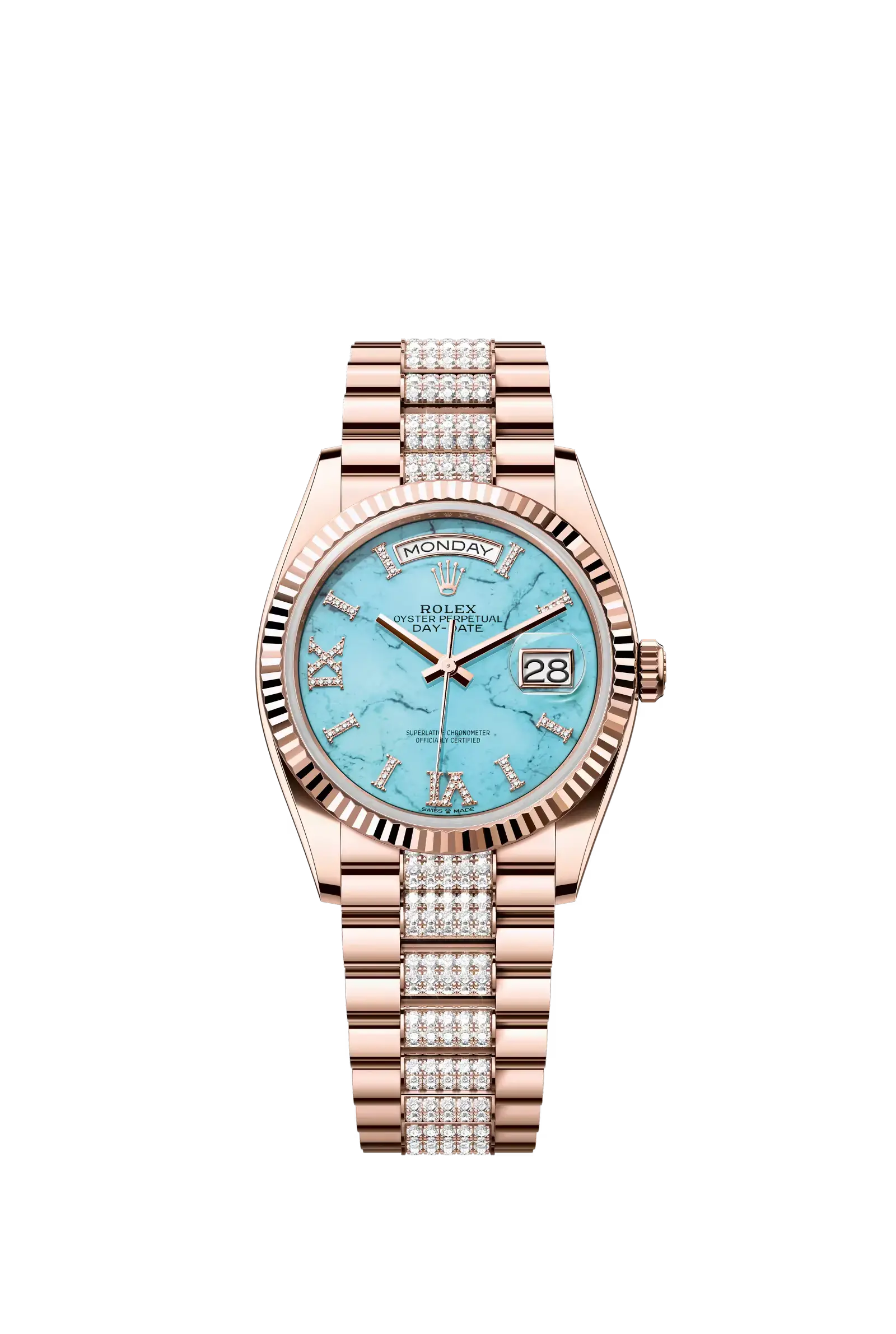 Day-Date 36  Oyster, 36 mm, Everose gold  Reference 128235 — main photo
