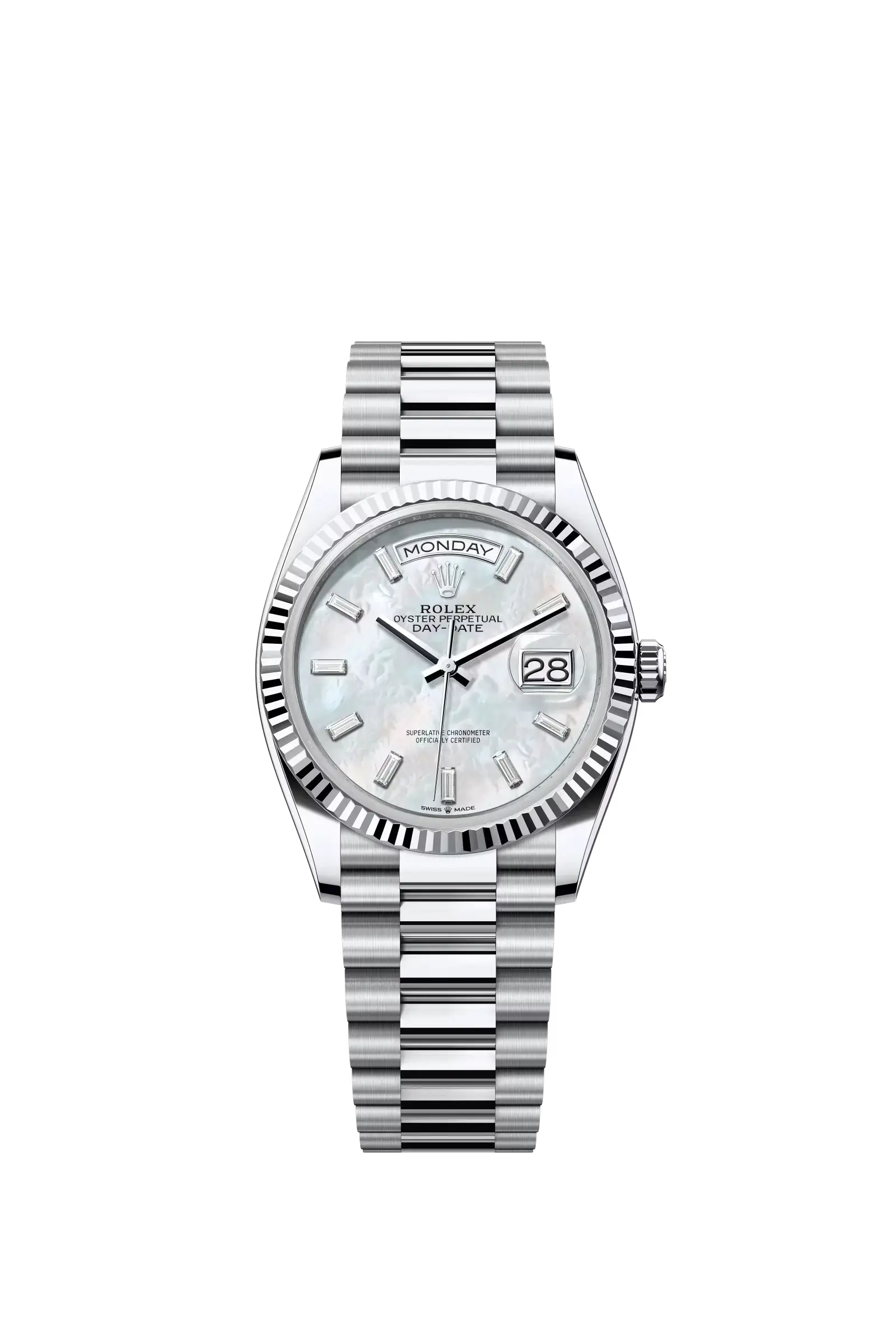 Day-Date 36  Oyster, 36 mm, platinum  Reference 128236