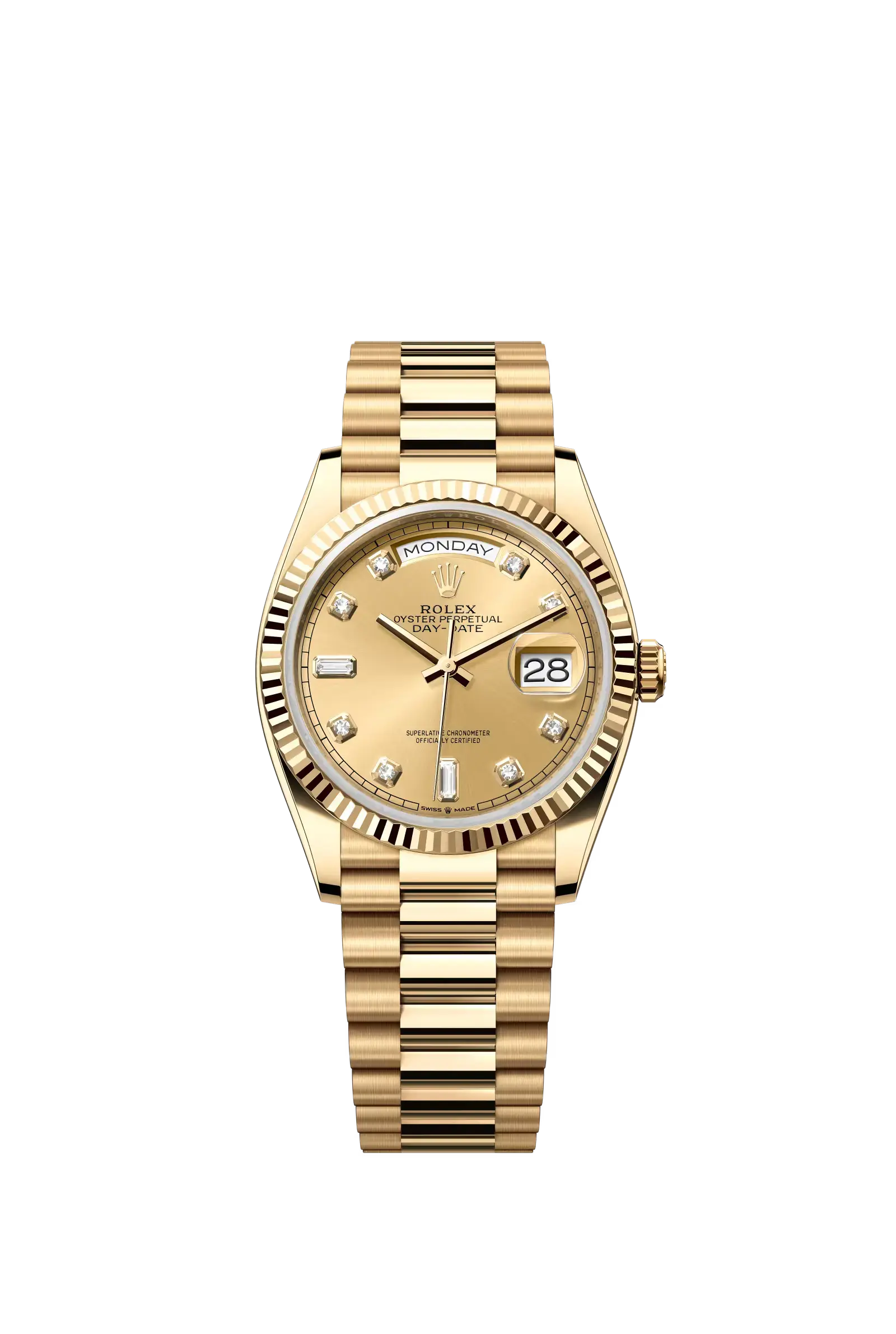 Day-Date 36  Oyster, 36 mm, yellow gold  Reference 128238 — main photo