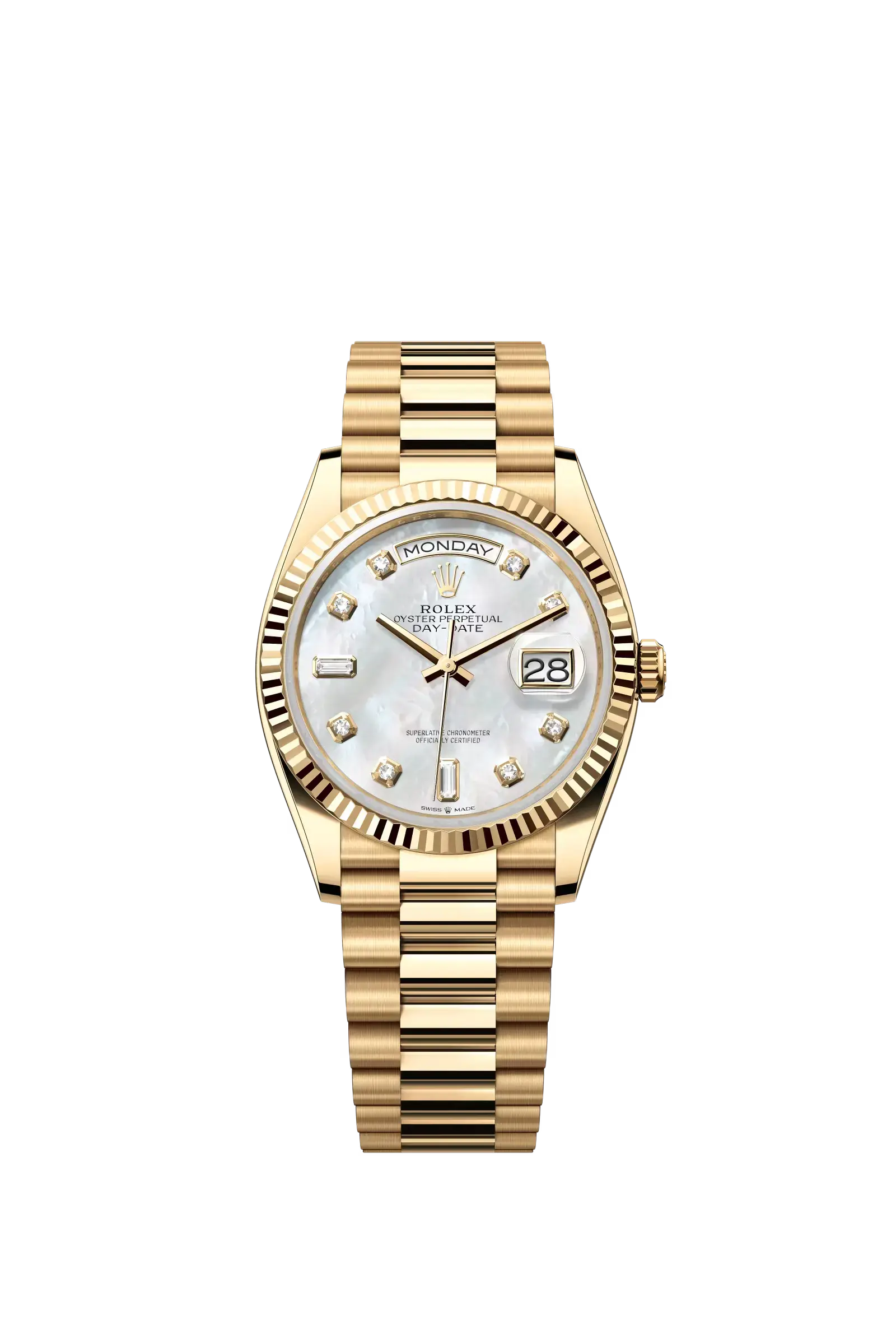 Day-Date 36  Oyster, 36 mm, yellow gold  Reference 128238 — main photo