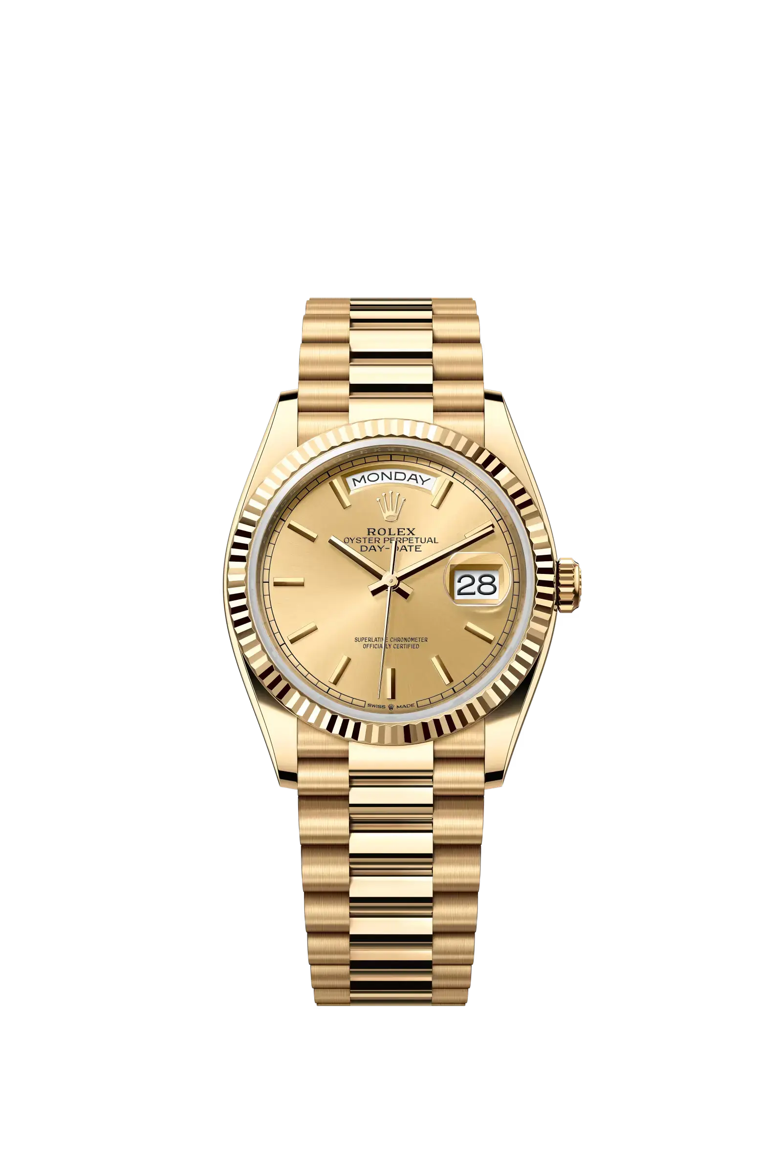 Day-Date 36  Oyster, 36 mm, yellow gold  Reference 128238 — main photo