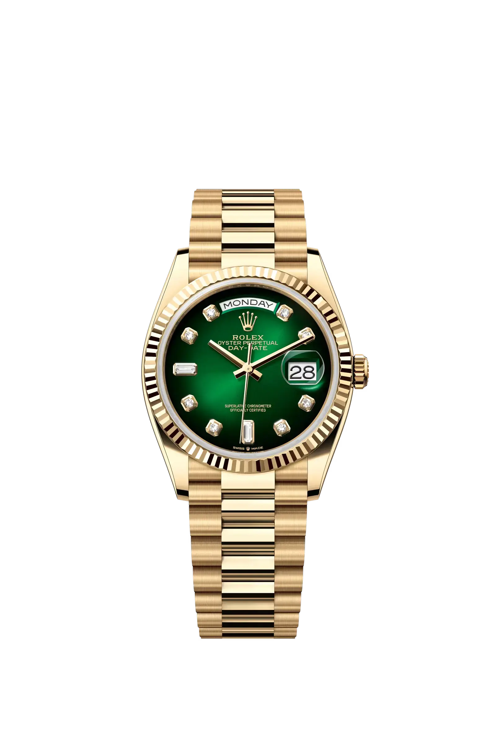 Day-Date 36  Oyster, 36 mm, yellow gold  Reference 128238 — main photo