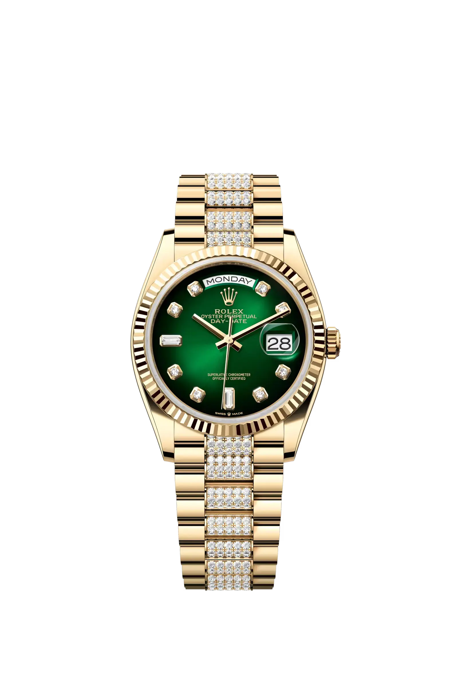 Day-Date 36  Oyster, 36 mm, yellow gold  Reference 128238 — main photo