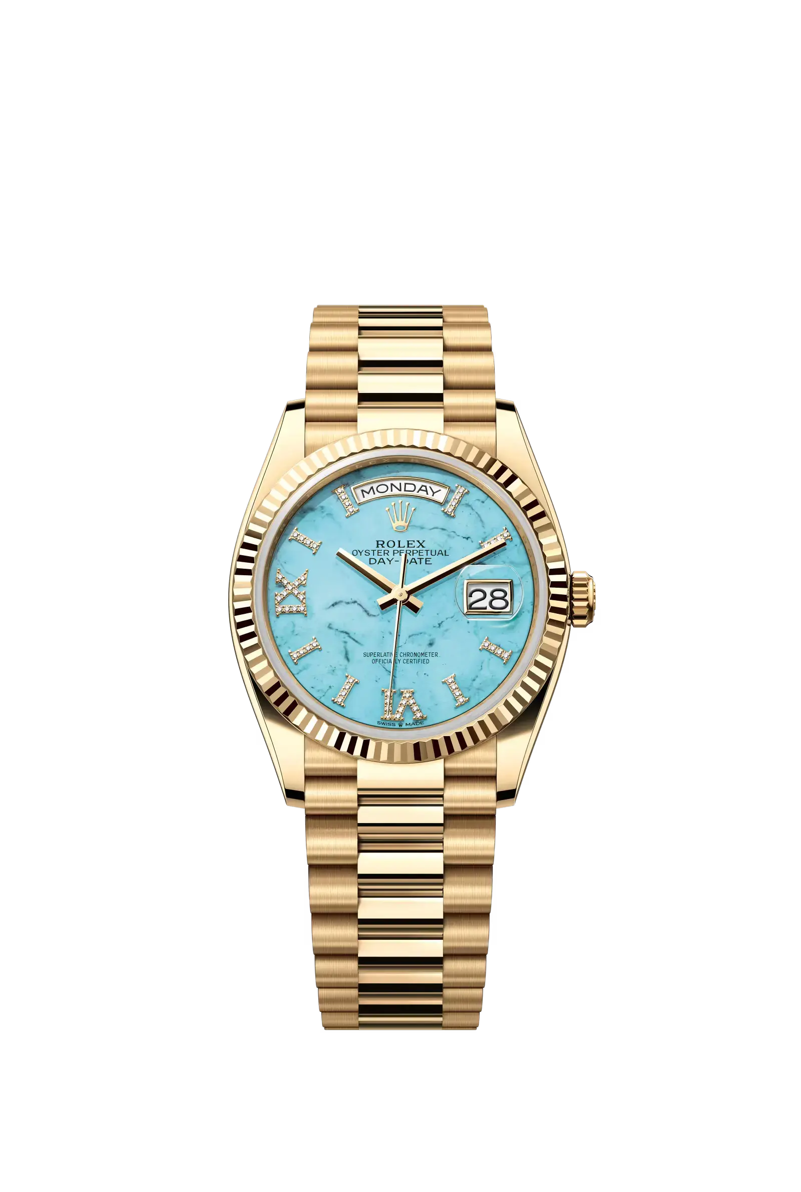Day-Date 36  Oyster, 36 mm, yellow gold  Reference 128238 — main photo