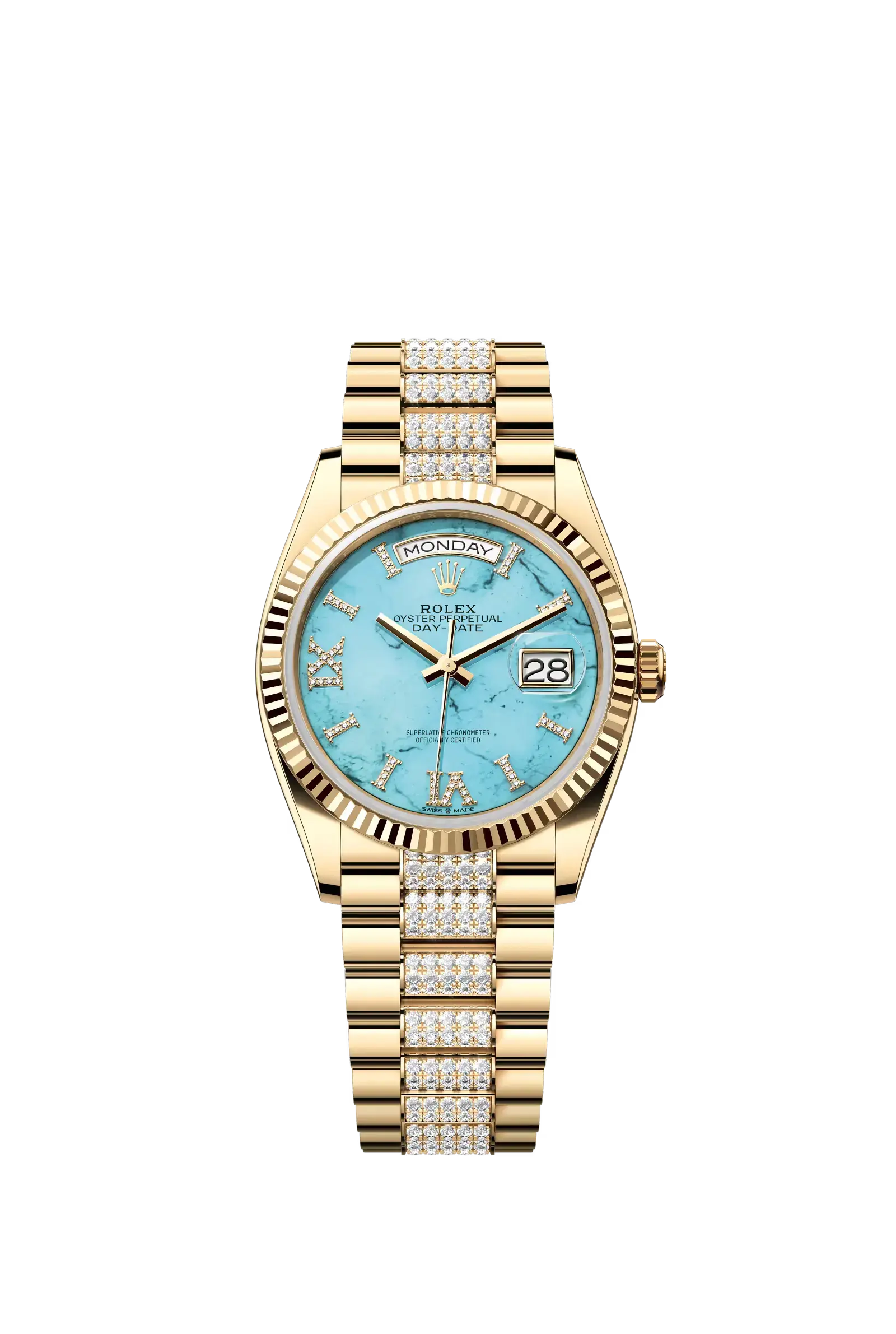 Day-Date 36  Oyster, 36 mm, yellow gold  Reference 128238 — main photo