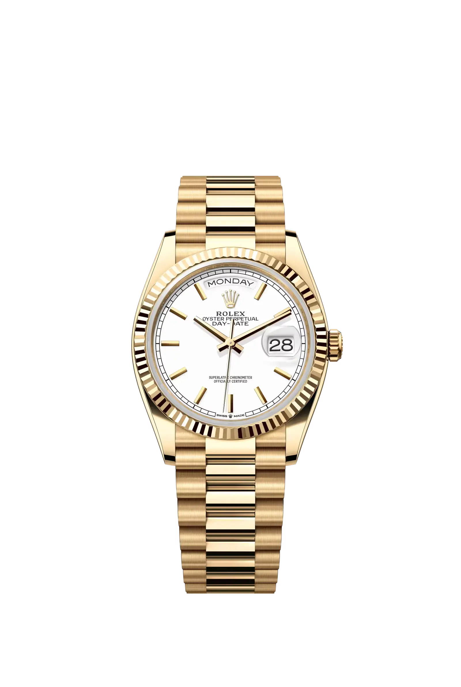 Day-Date 36  Oyster, 36 mm, yellow gold  Reference 128238 — main photo
