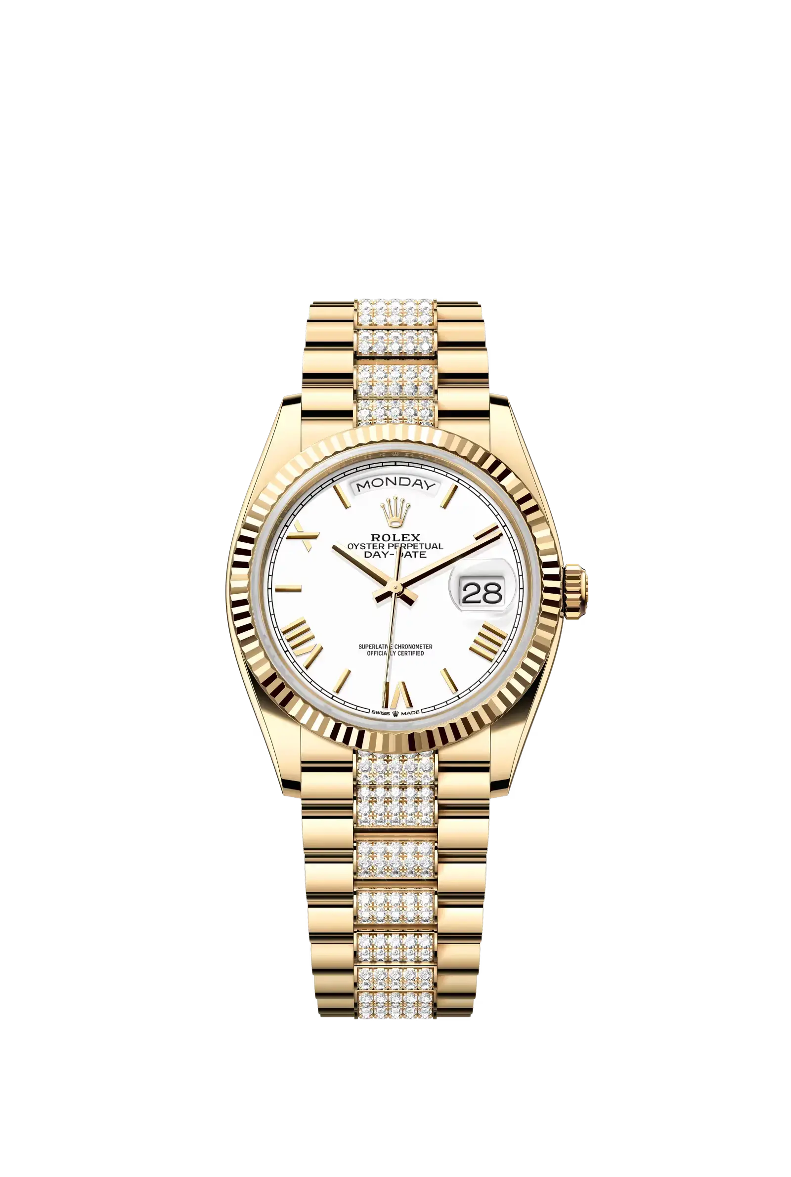 Day-Date 36  Oyster, 36 mm, yellow gold  Reference 128238