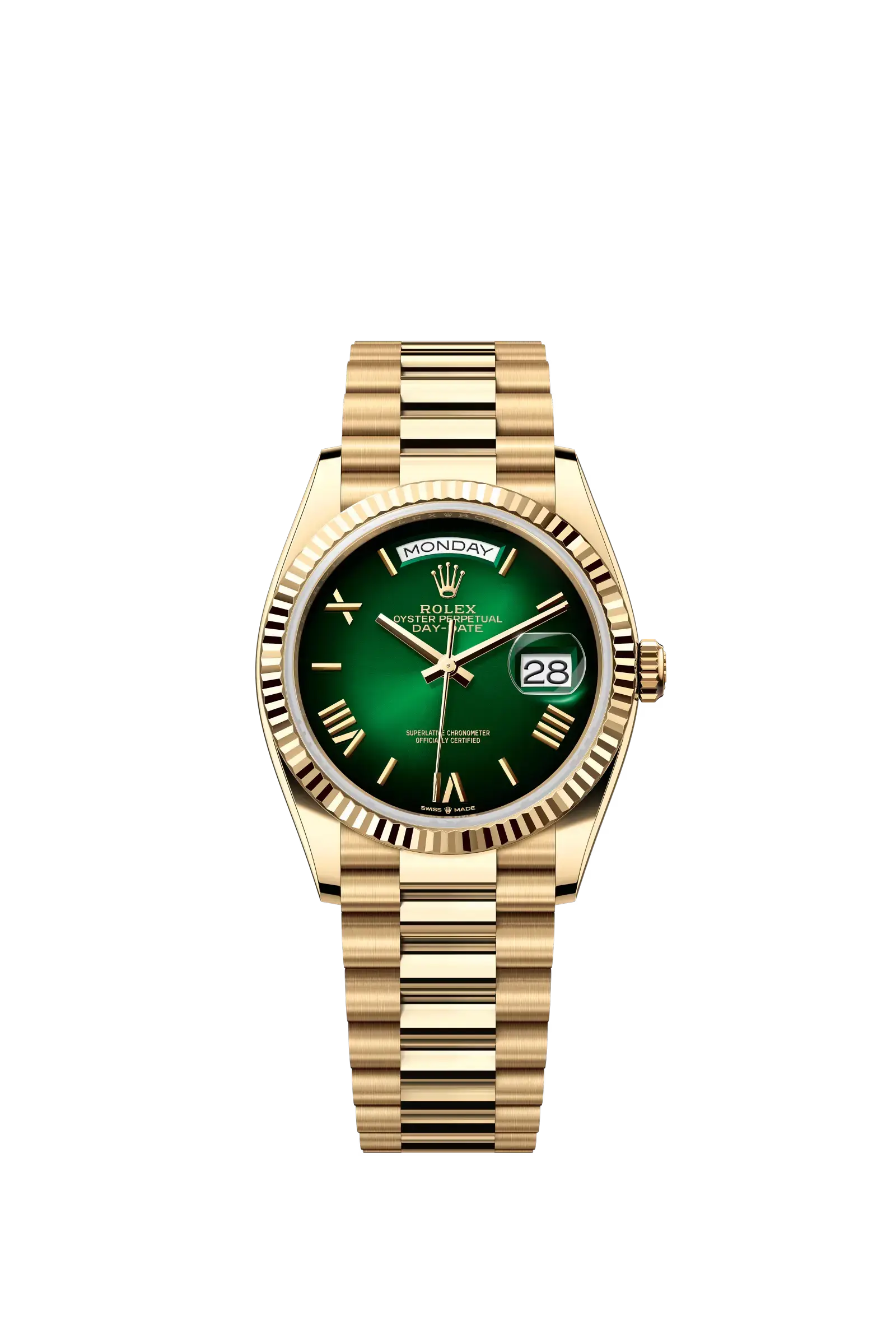 Day-Date 36  Oyster, 36 mm, yellow gold  Reference 128238 — main photo