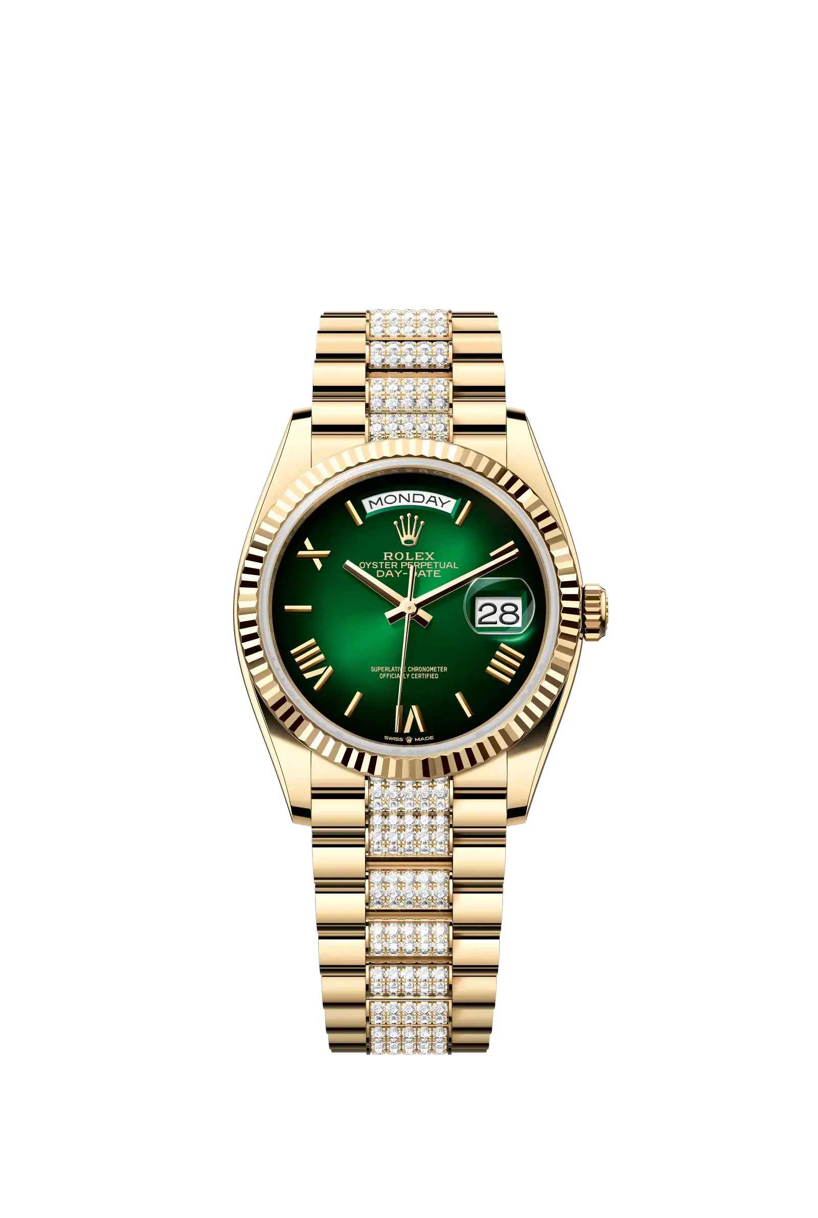 Day-Date 36  Oyster, 36 mm, yellow gold  Reference 128238 — main photo