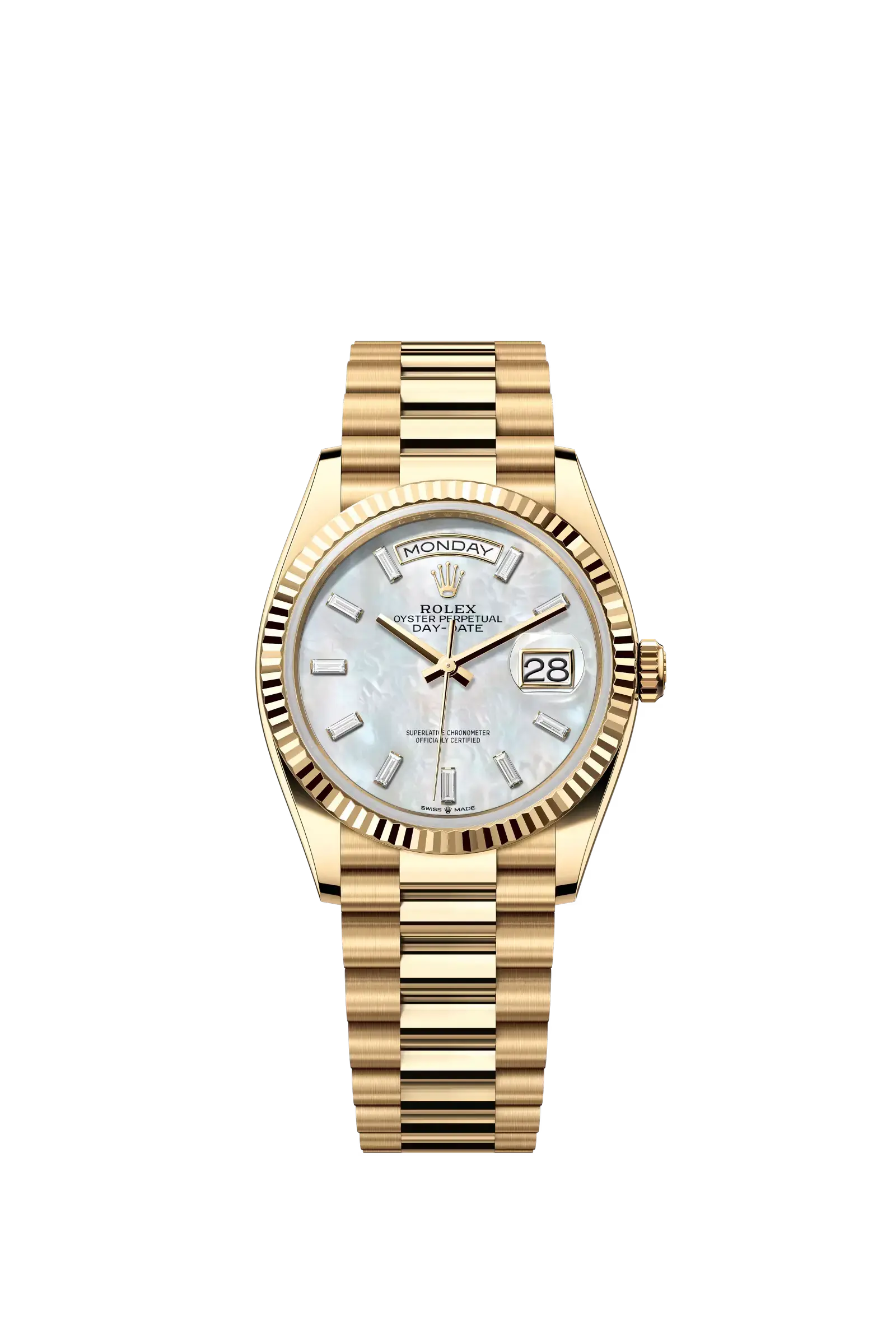 Day-Date 36  Oyster, 36 mm, yellow gold  Reference 128238