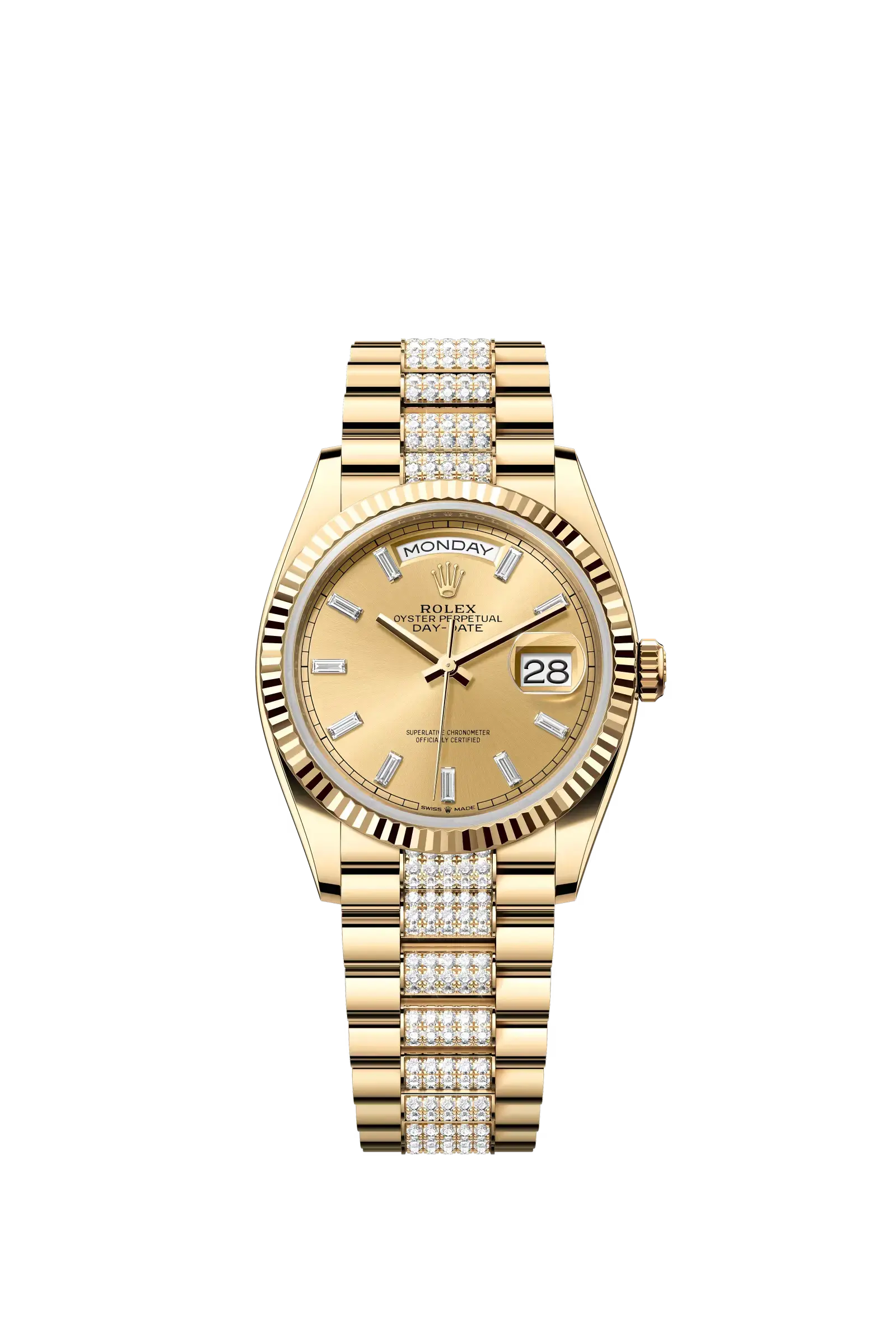 Day-Date 36  Oyster, 36 mm, yellow gold  Reference 128238