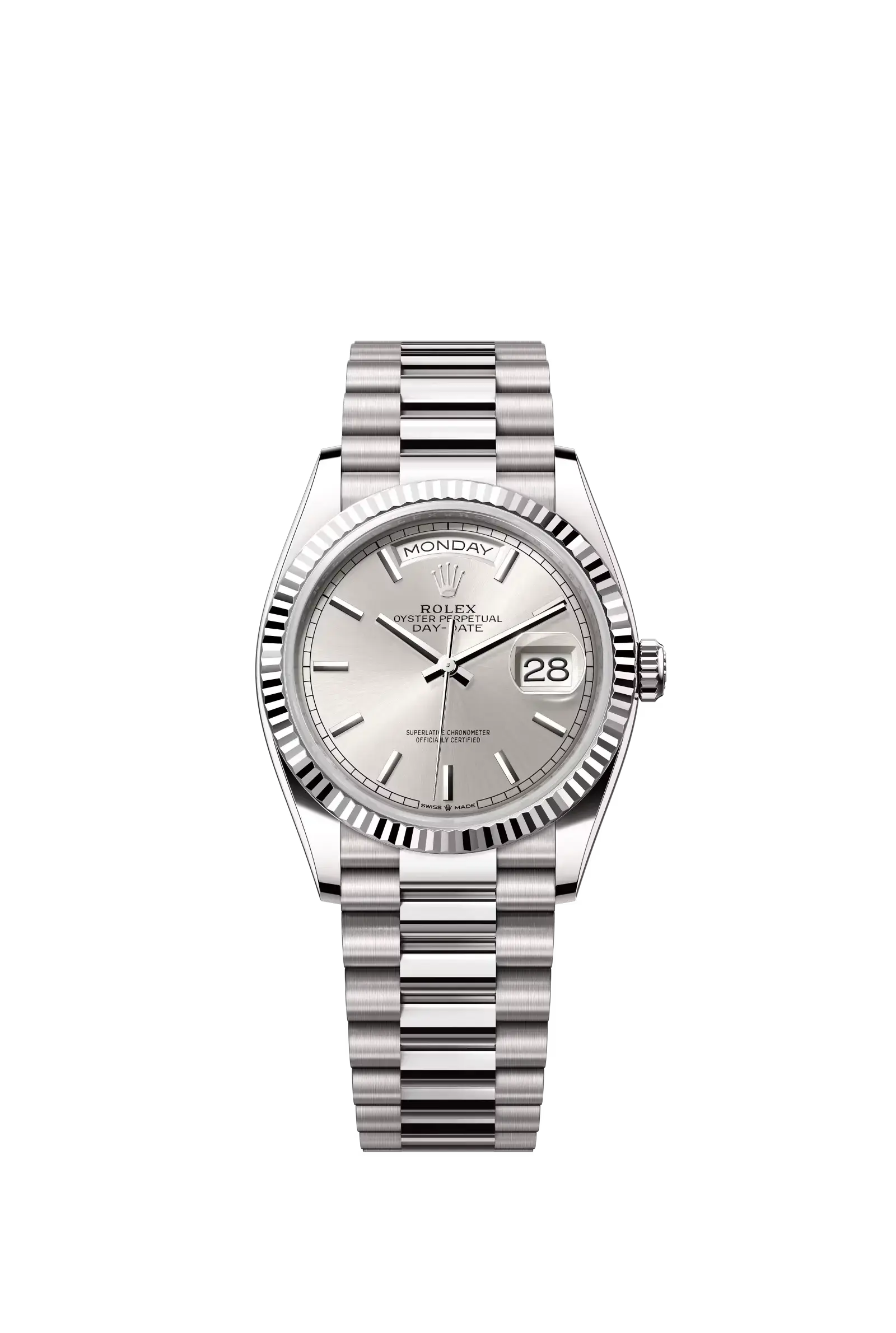 Day-Date 36  Oyster, 36 mm, white gold  Reference 128239 — main photo