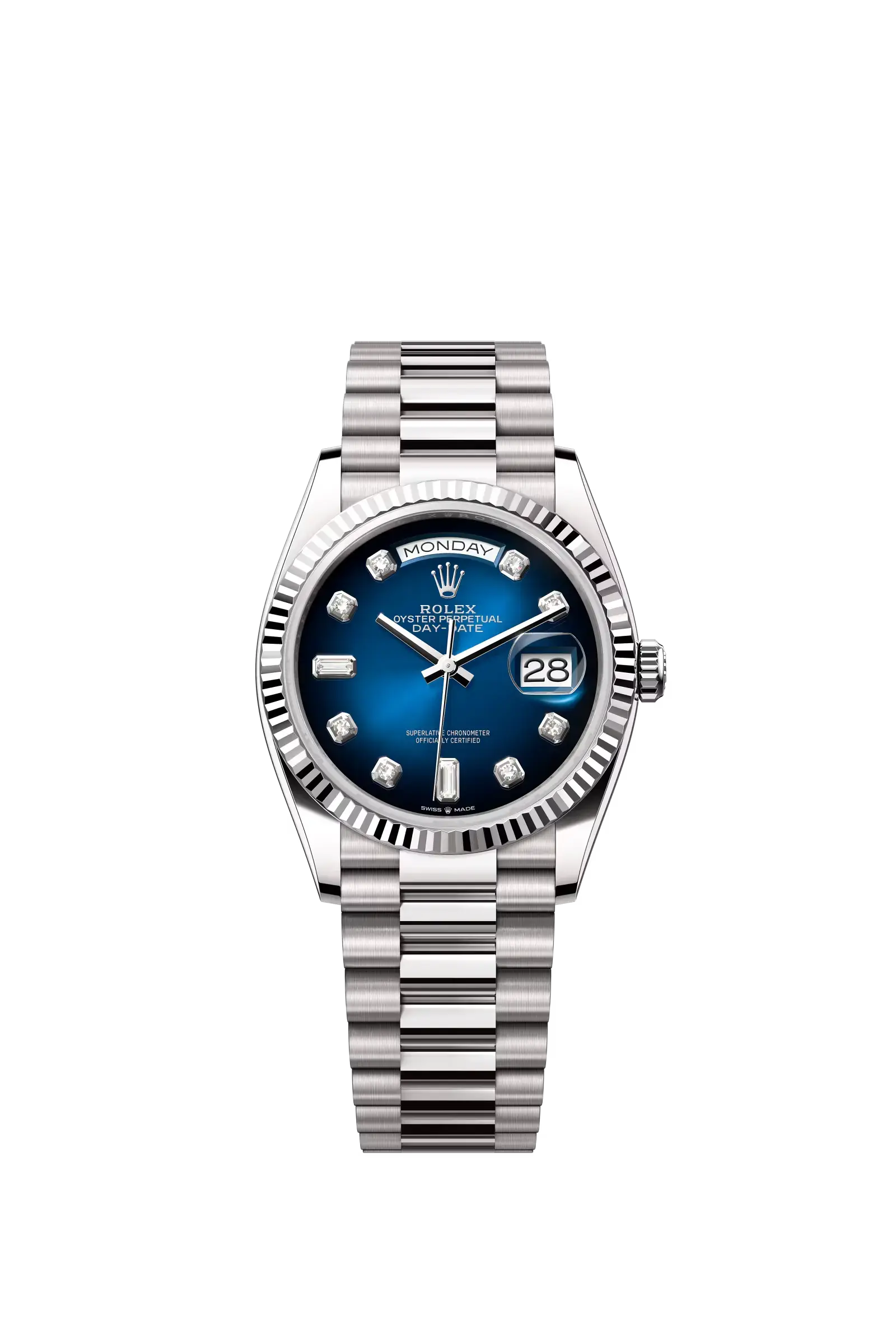 Day-Date 36  Oyster, 36 mm, white gold  Reference 128239 — main photo