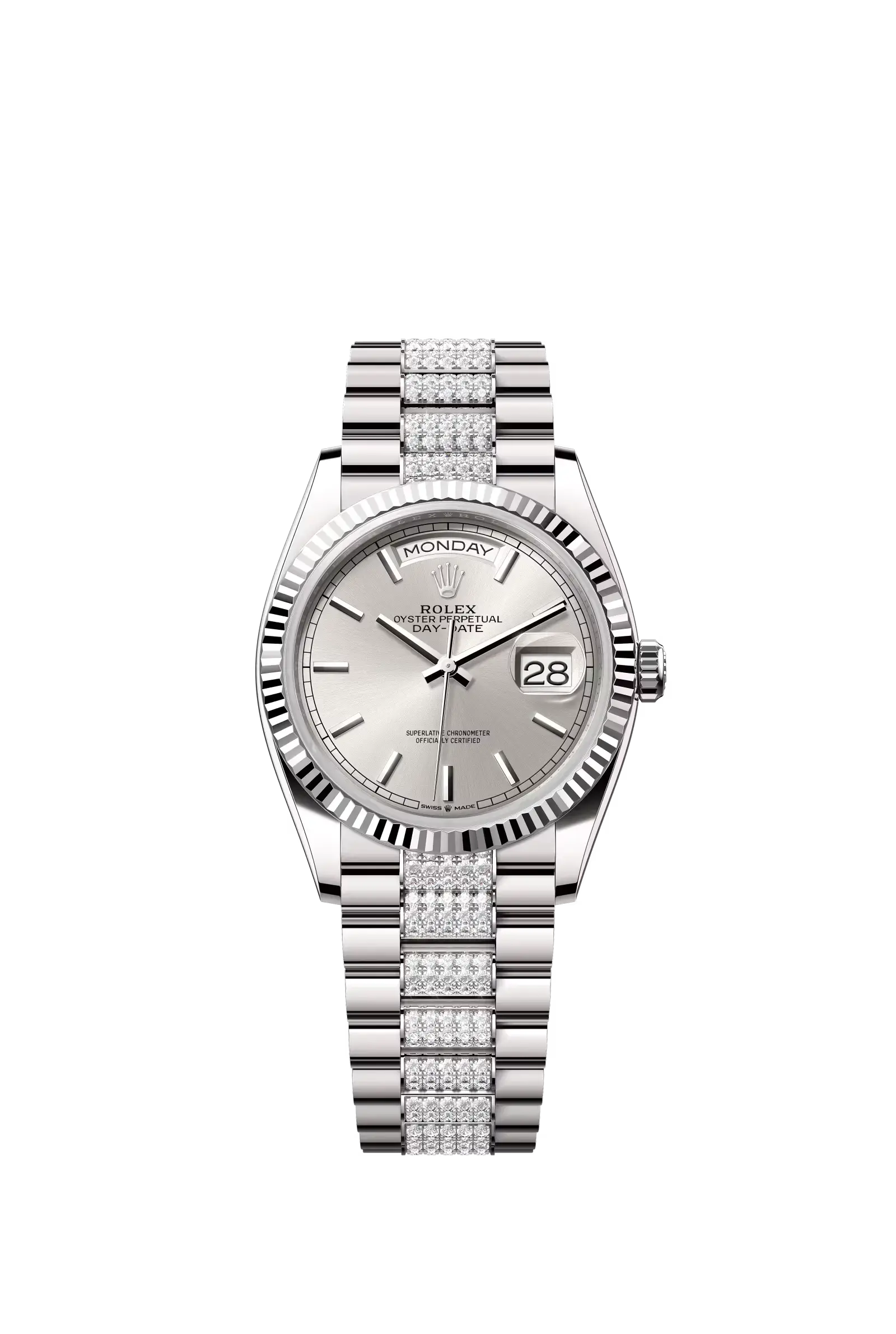 Day-Date 36  Oyster, 36 mm, white gold  Reference 128239 — main photo