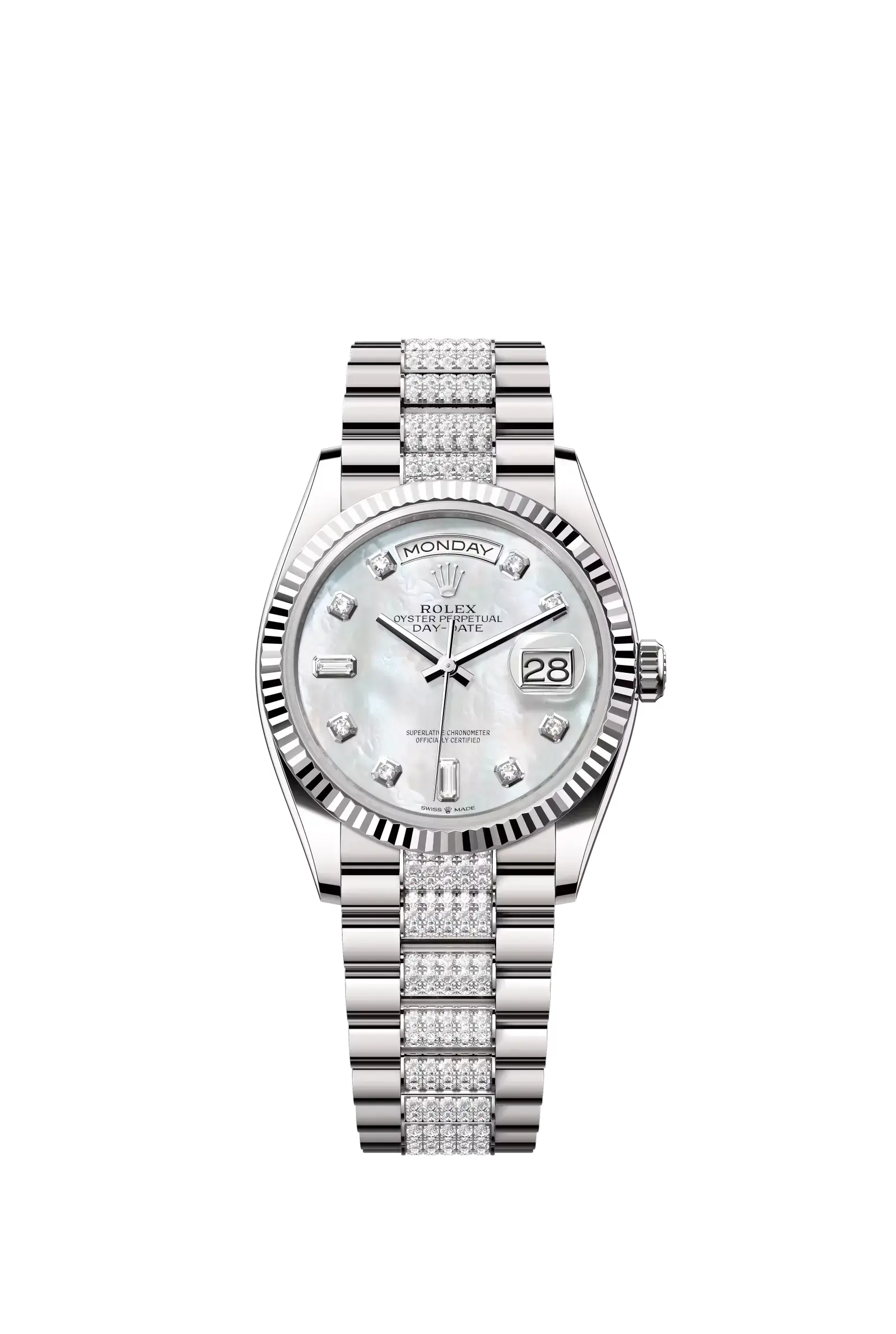 Day-Date 36  Oyster, 36 mm, white gold  Reference 128239 — main photo