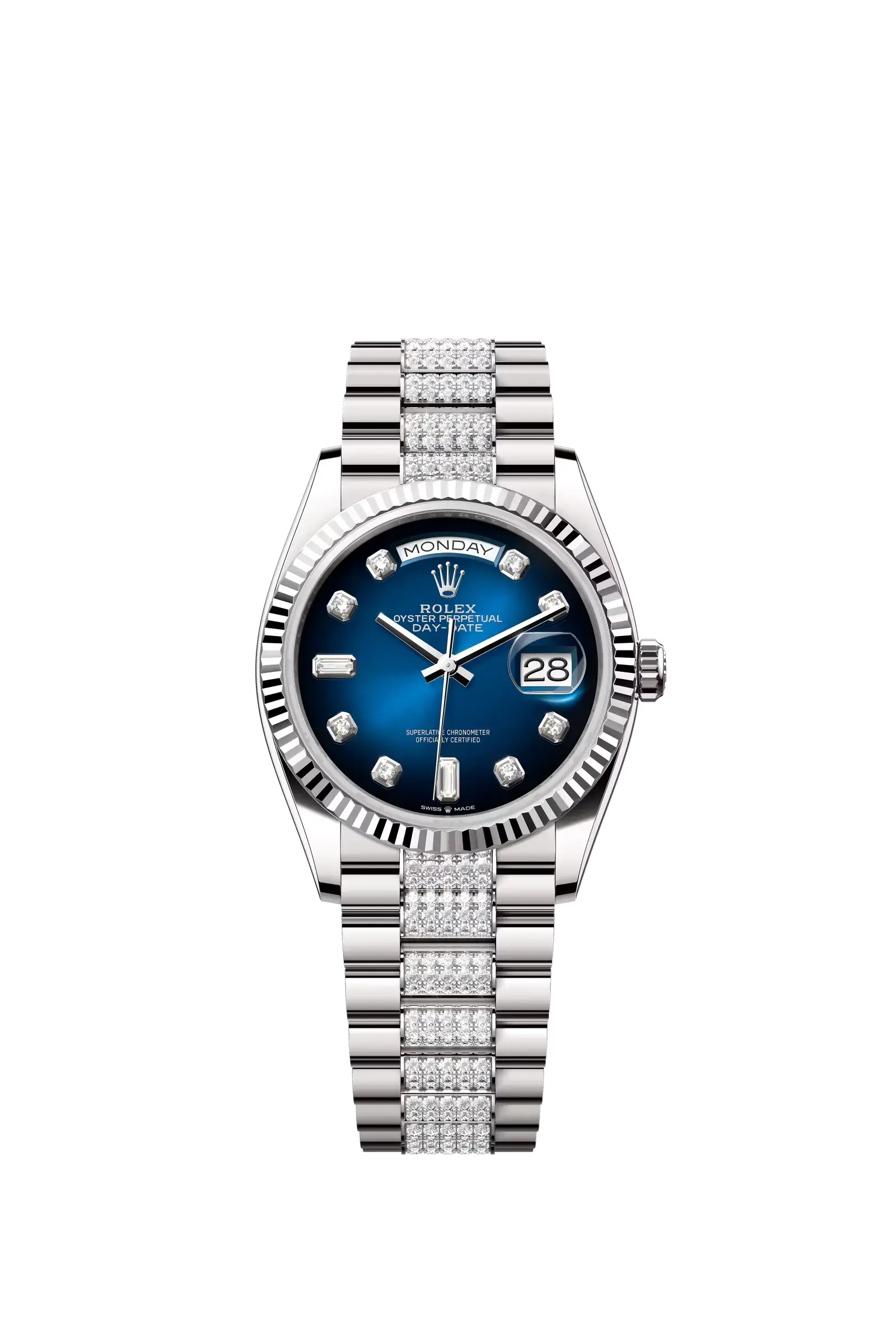 Day-Date 36  Oyster, 36 mm, white gold  Reference 128239 — main photo