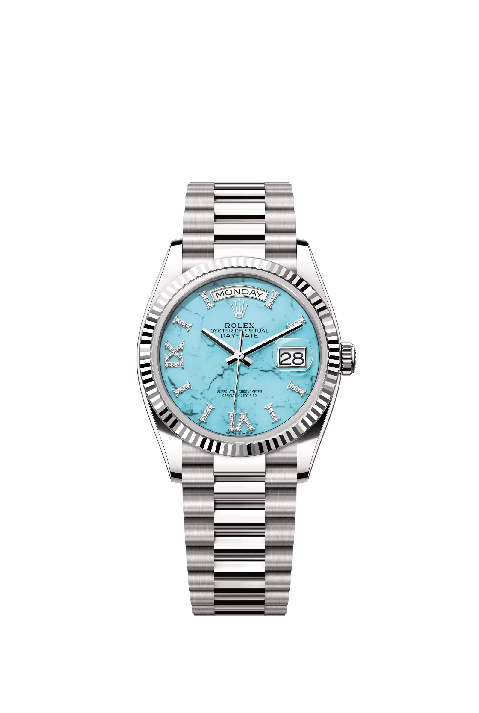 Day-Date 36  Oyster, 36 mm, white gold  Reference 128239 — main photo