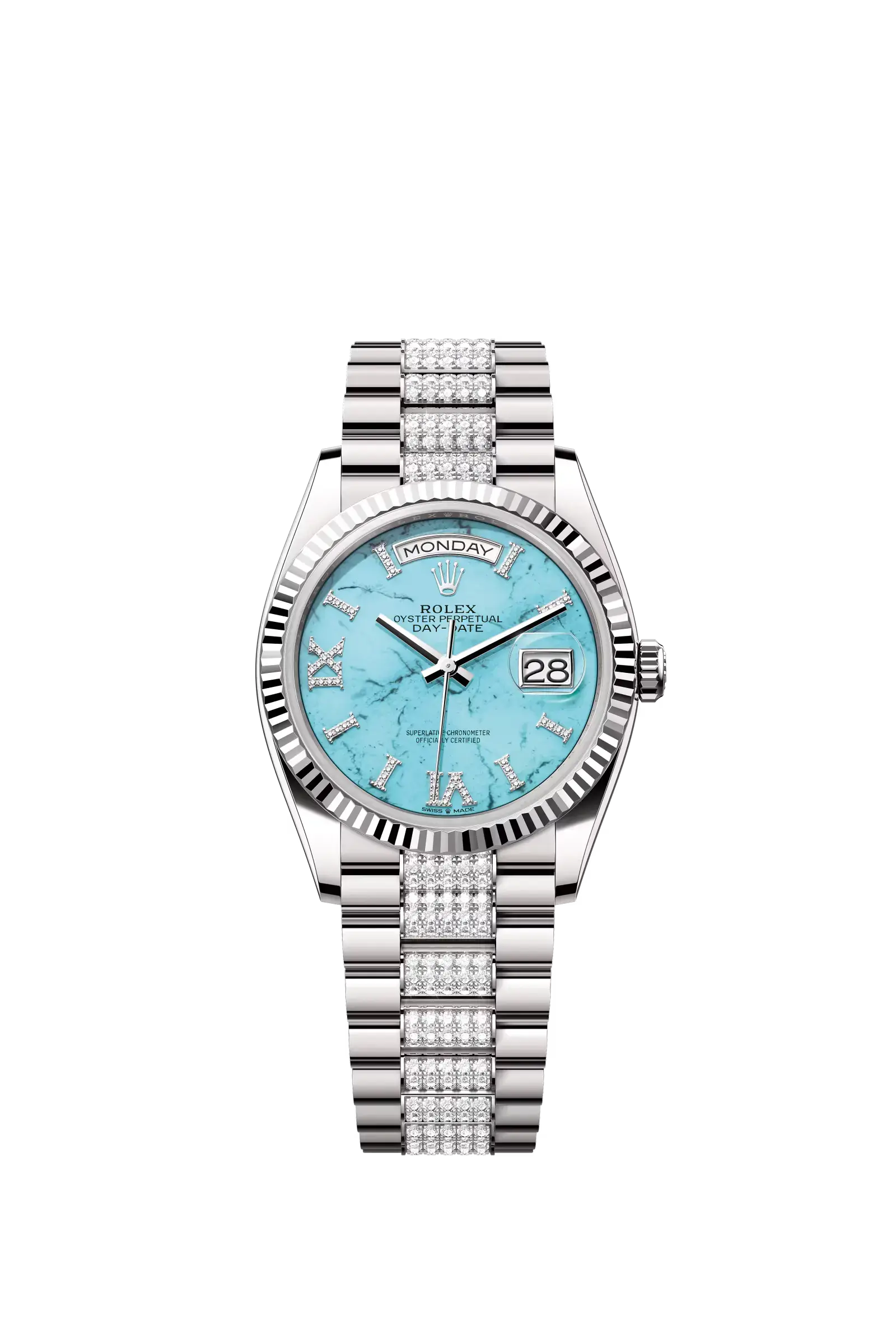 Day-Date 36  Oyster, 36 mm, white gold  Reference 128239 — main photo