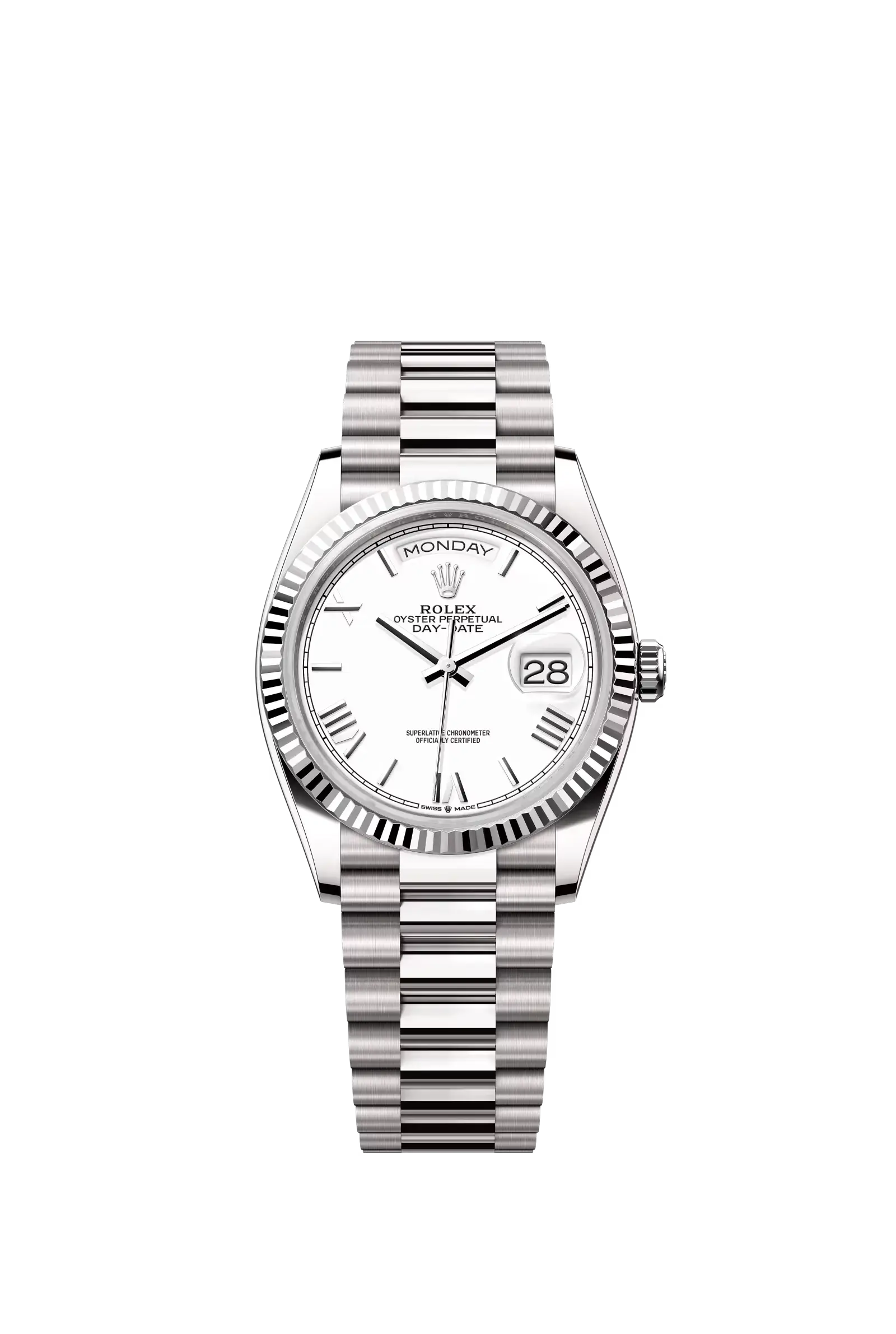 Day-Date 36  Oyster, 36 mm, white gold  Reference 128239 — main photo