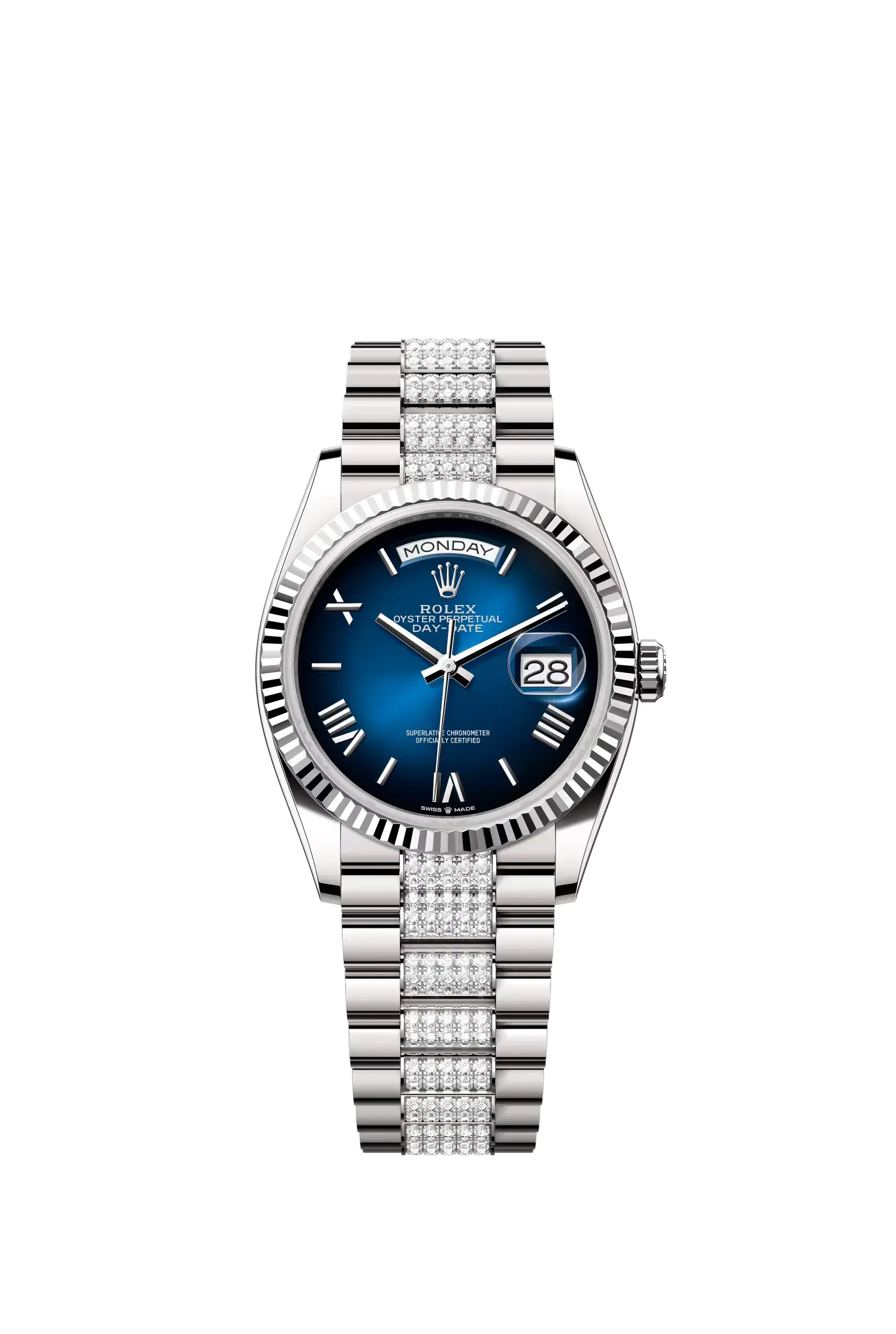 Day-Date 36  Oyster, 36 mm, white gold  Reference 128239 — main photo