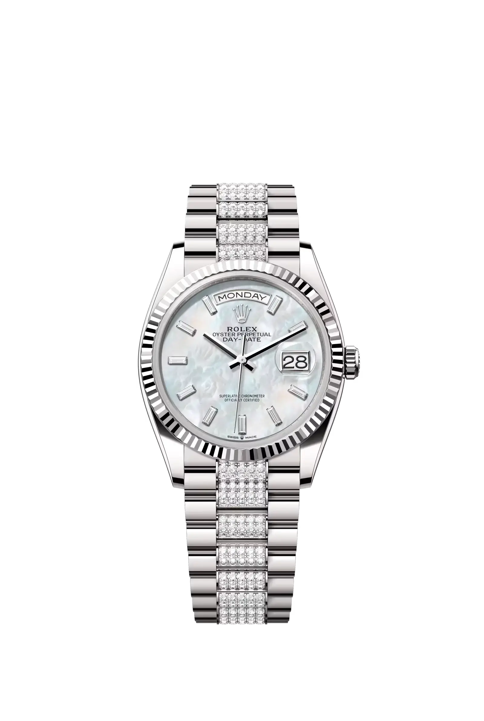Day-Date 36  Oyster, 36 mm, white gold  Reference 128239 — main photo