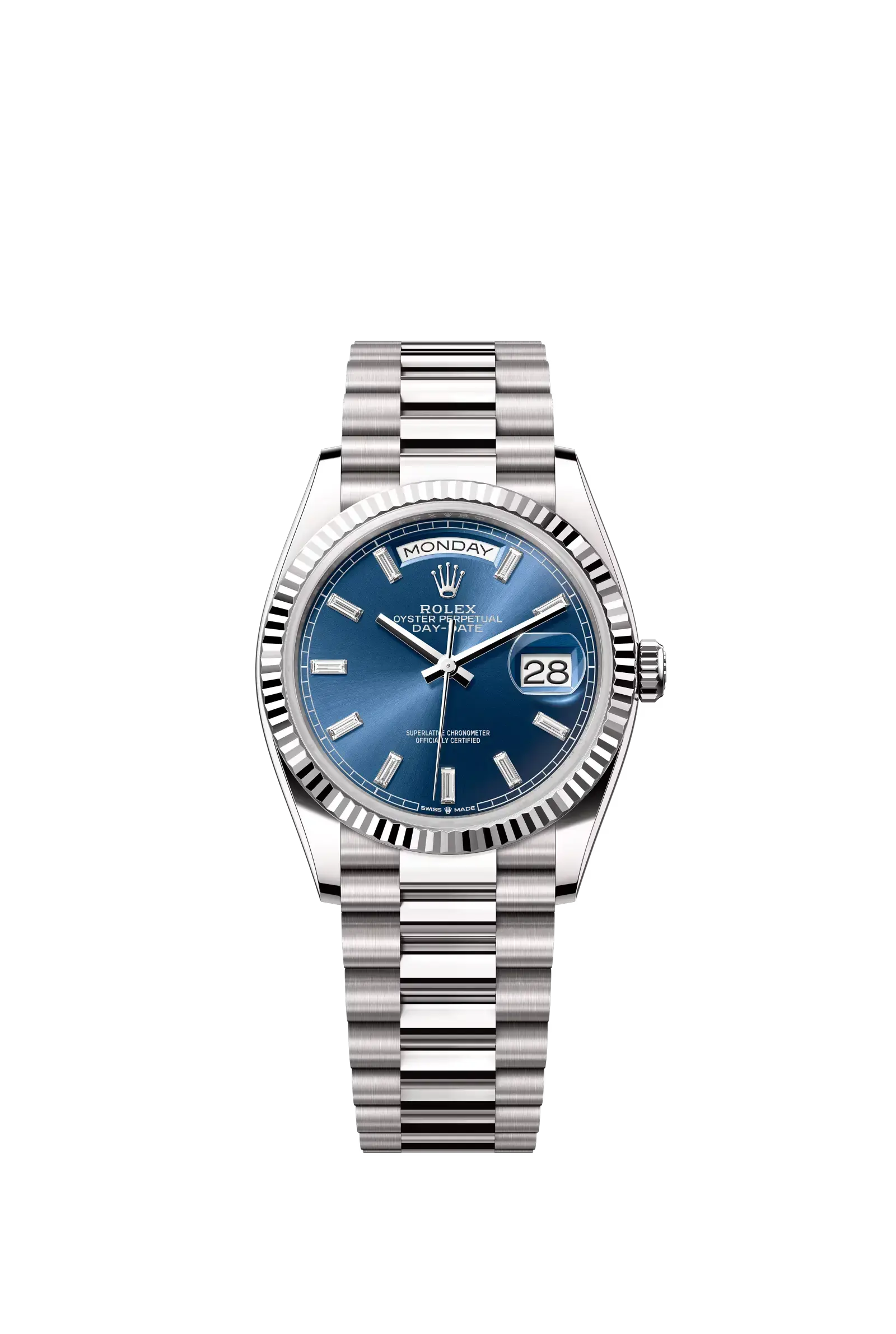 Day-Date 36  Oyster, 36 mm, white gold  Reference 128239 — main photo