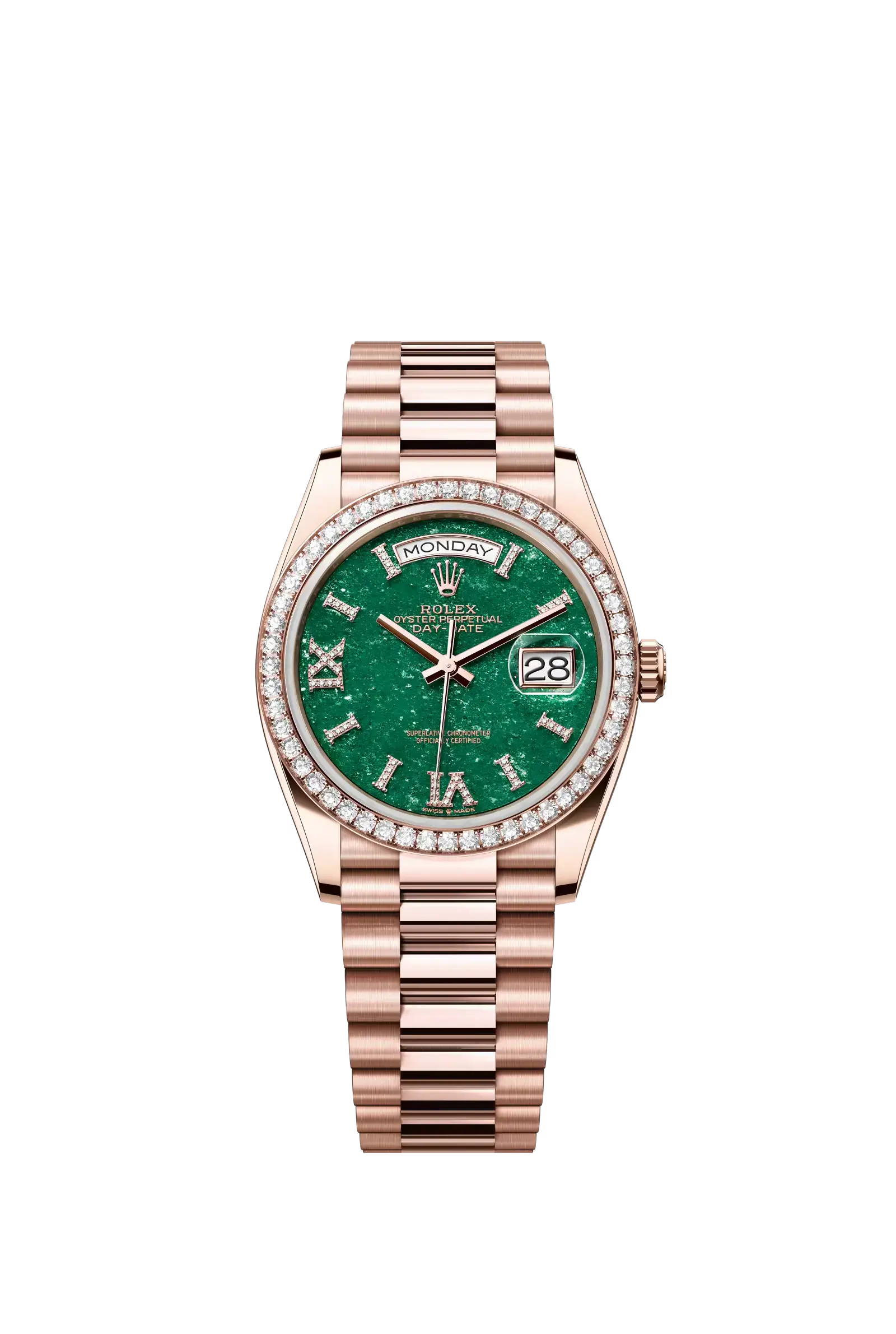 Day-Date 36  Oyster, 36 mm, Everose gold and diamonds  Reference 128345RBR — main photo