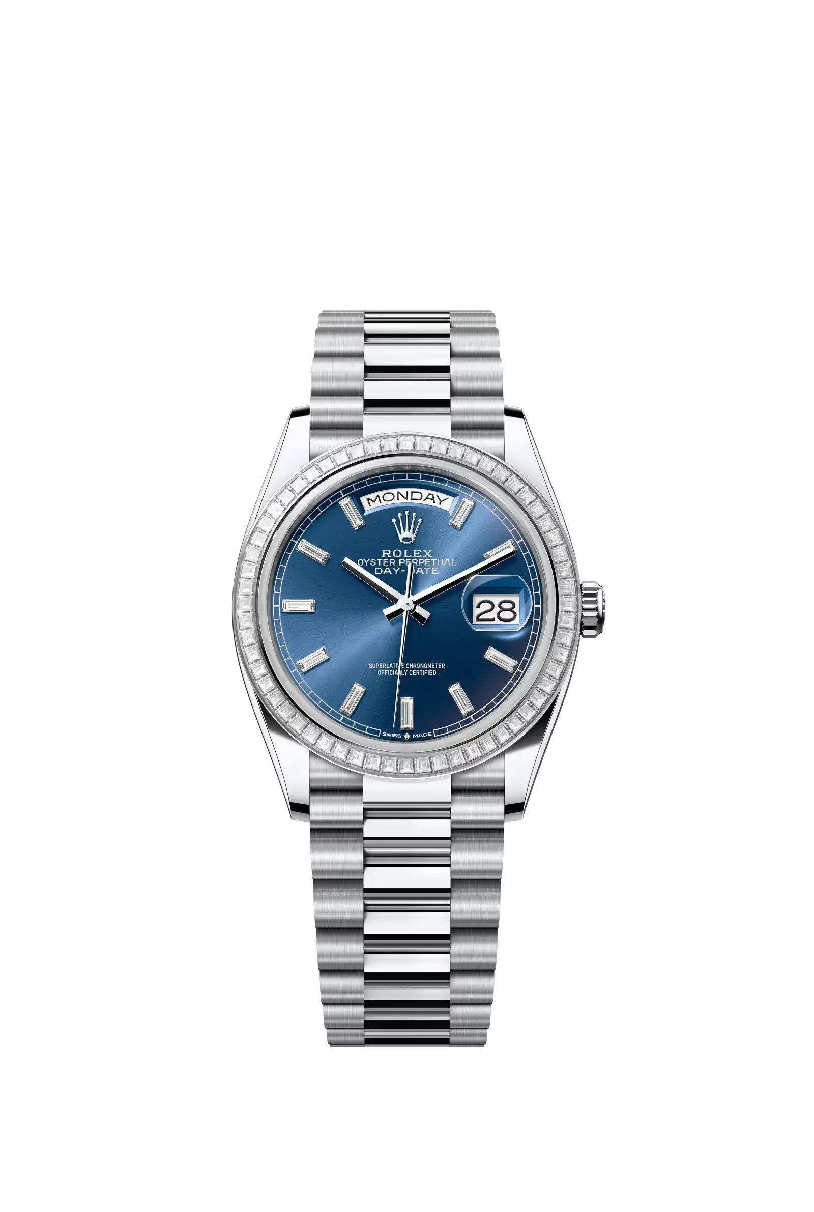 Day-Date 36  Oyster, 36 mm, platinum and diamonds  Reference 128396TBR