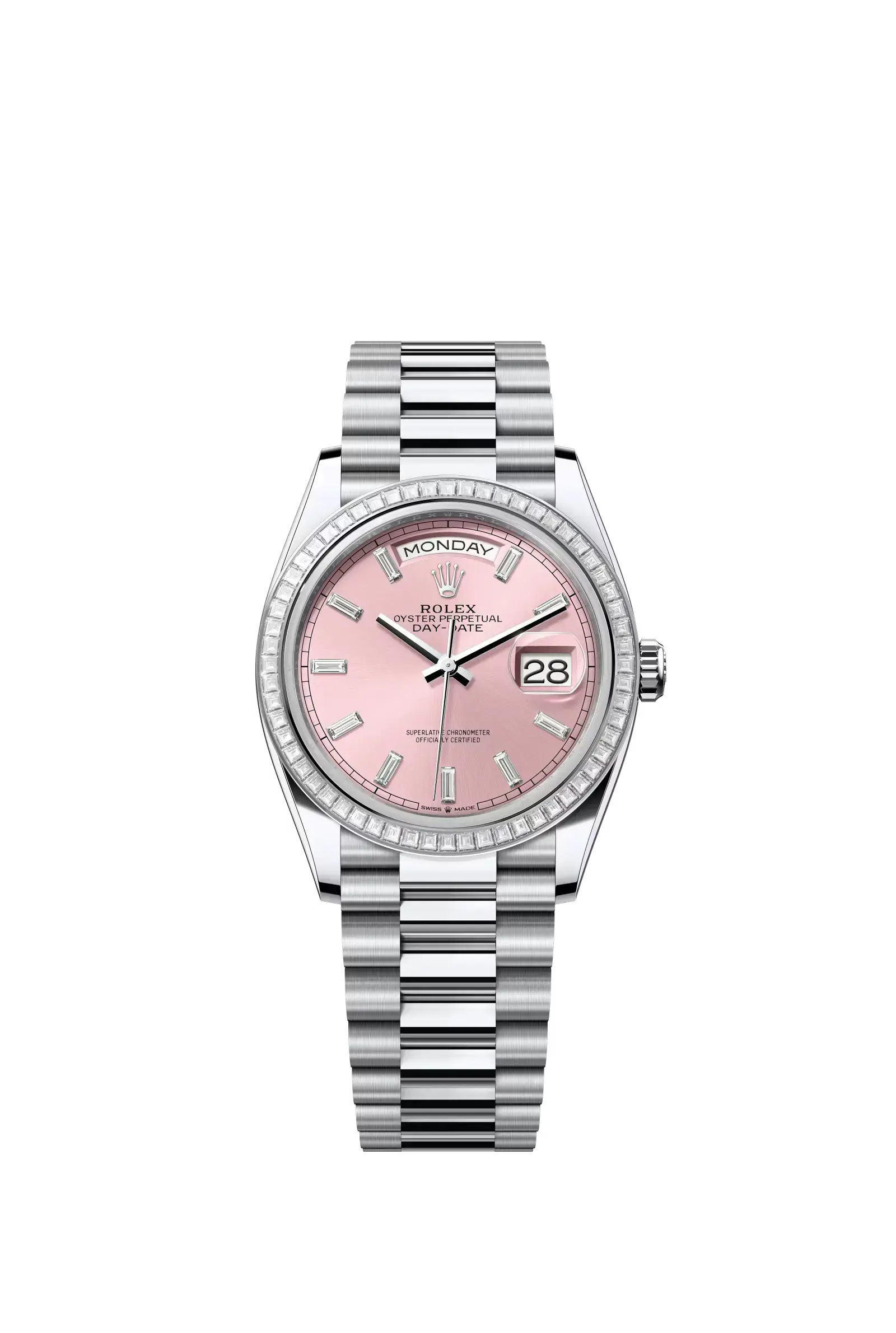 Day-Date 36  Oyster, 36 mm, platinum and diamonds  Reference 128396TBR