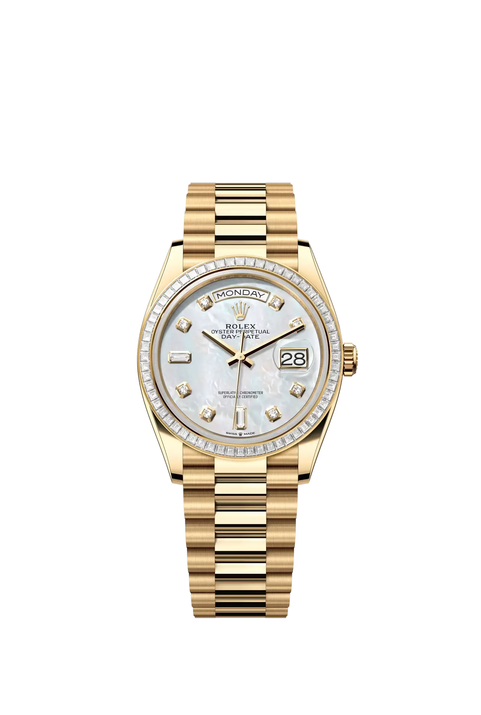 Day-Date 36  Oyster, 36 mm, yellow gold and diamonds  Reference 128398TBR
