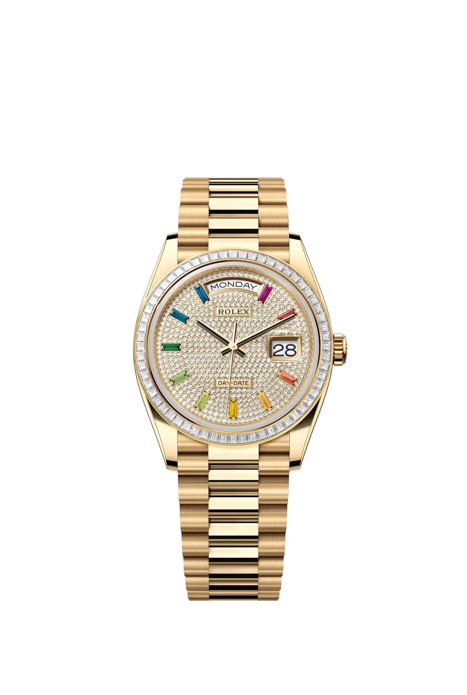 Day-Date 36  Oyster, 36 mm, yellow gold and diamonds  Reference 128398TBR