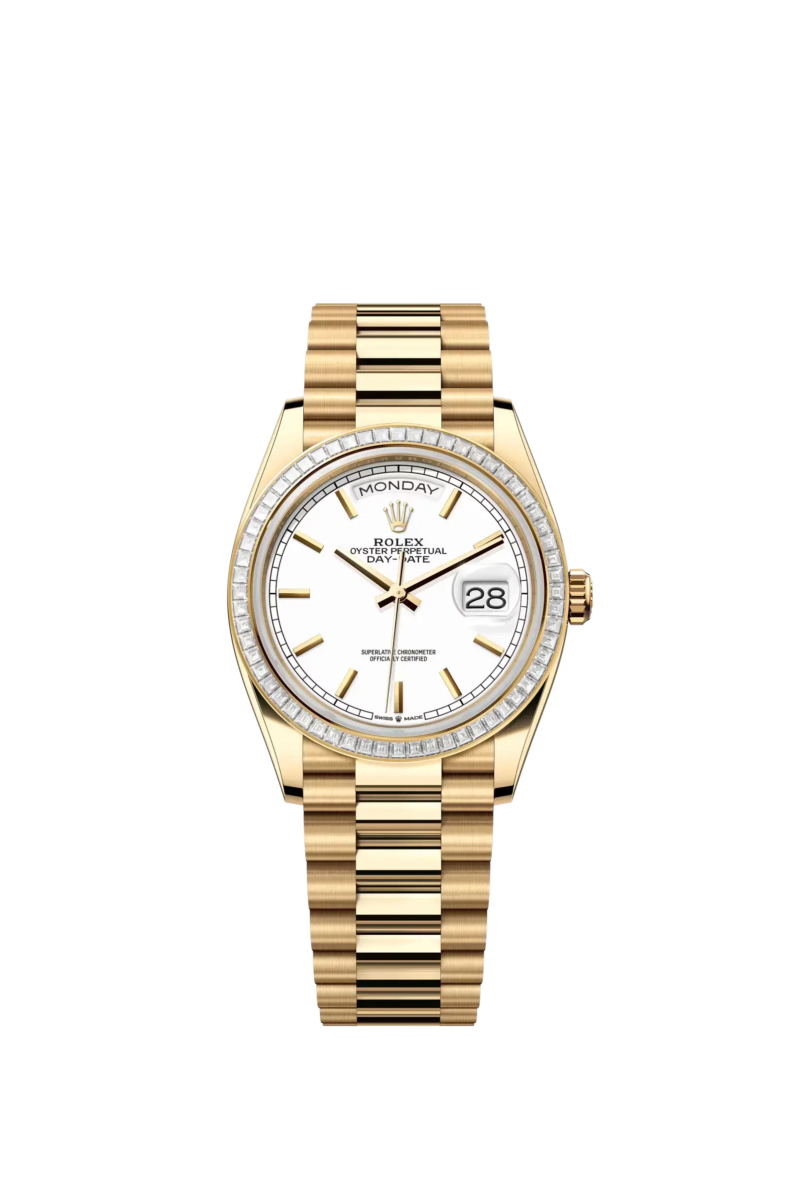 Day-Date 36  Oyster, 36 mm, yellow gold and diamonds  Reference 128398TBR