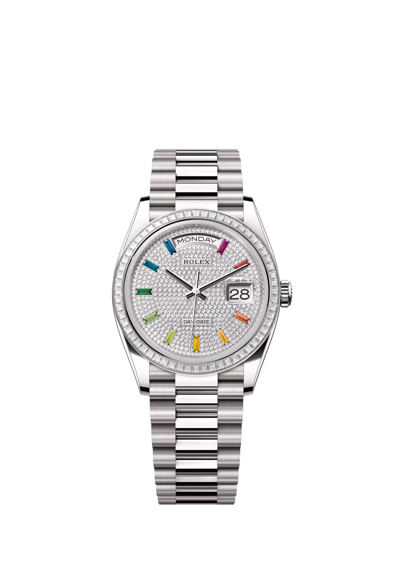 Day-Date 36  Oyster, 36 mm, white gold and diamonds  Reference 128399TBR