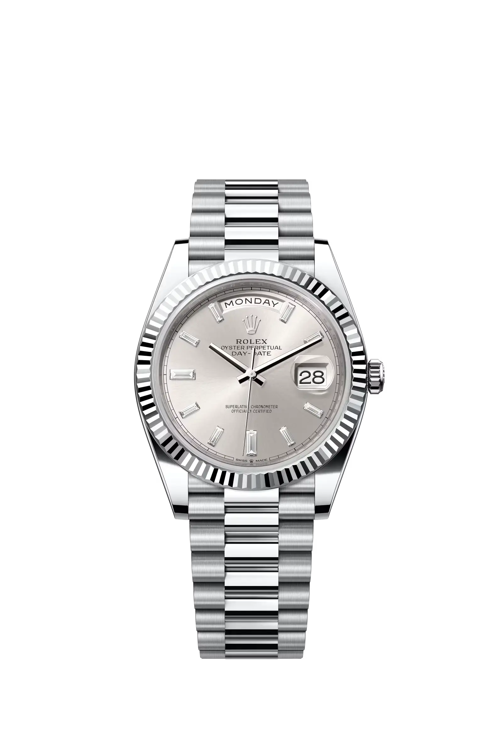 Day-Date 40  Oyster, 40 mm, platinum  Reference 228236 — main photo