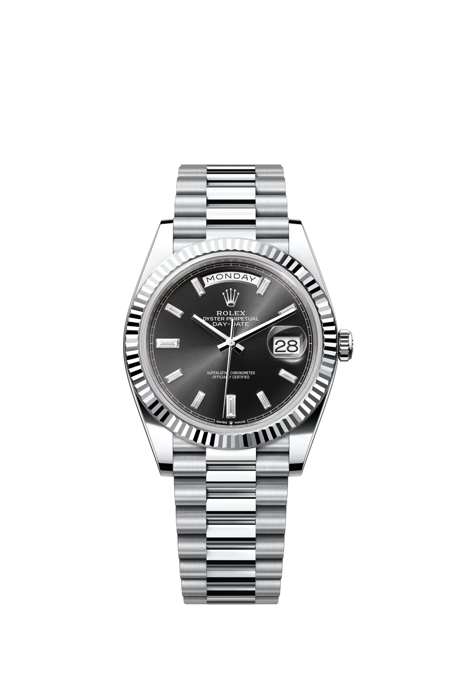 Day-Date 40  Oyster, 40 mm, platinum  Reference 228236 — main photo
