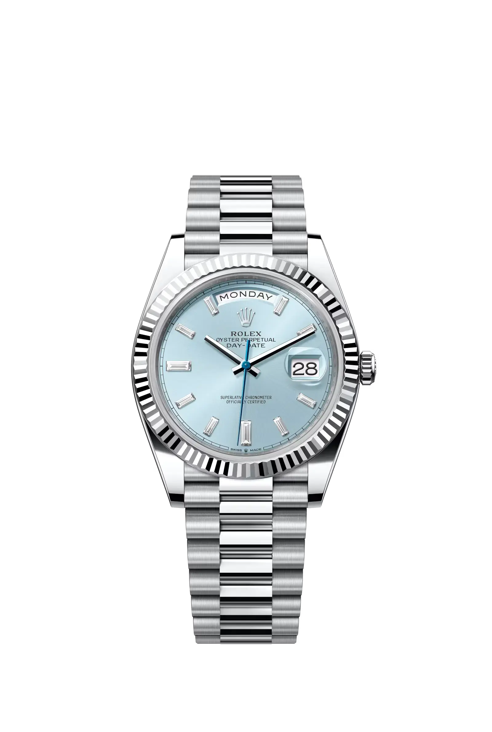 Day-Date 40  Oyster, 40 mm, platinum  Reference 228236 — main photo