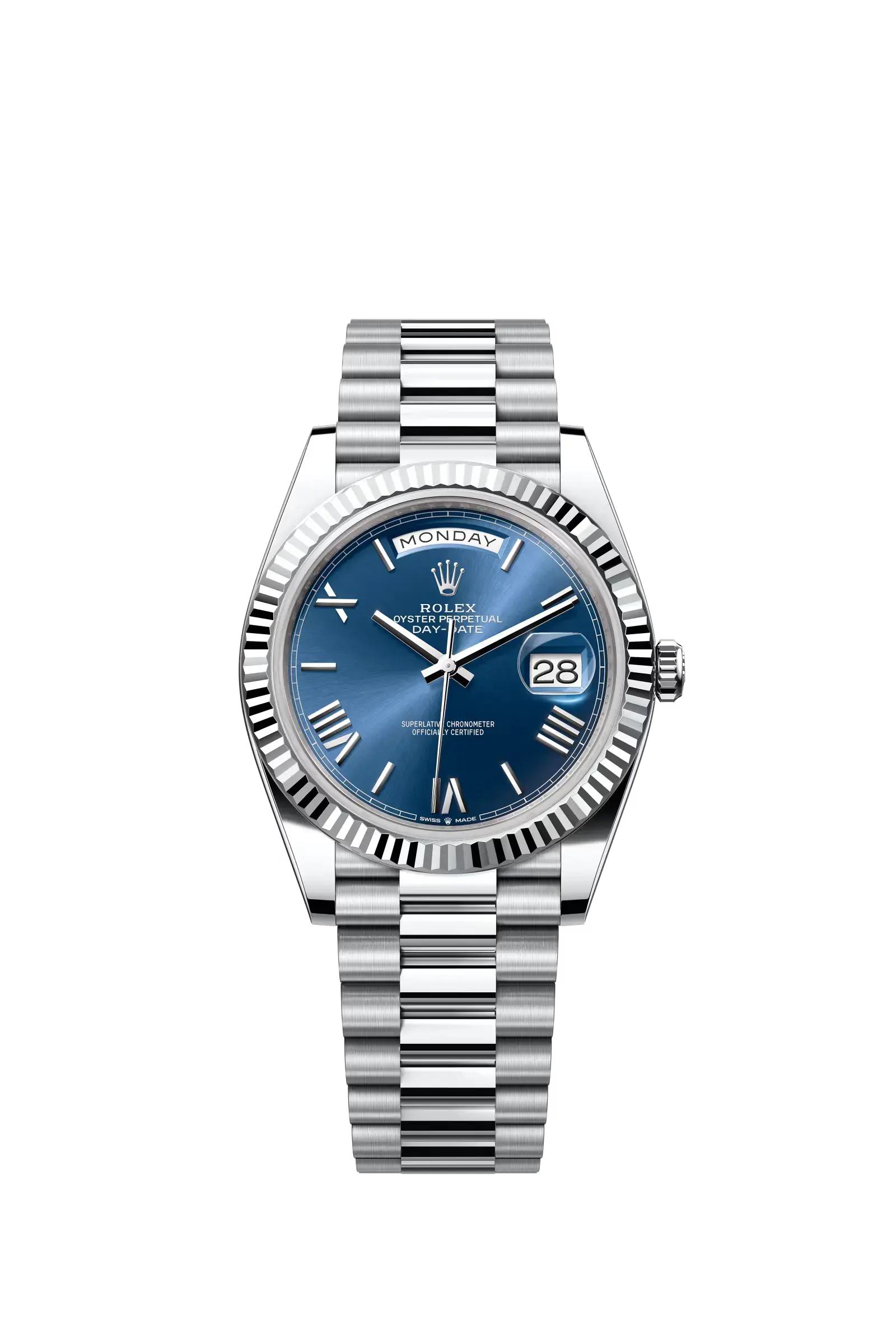 Day-Date 40  Oyster, 40 mm, platinum  Reference 228236 — main photo